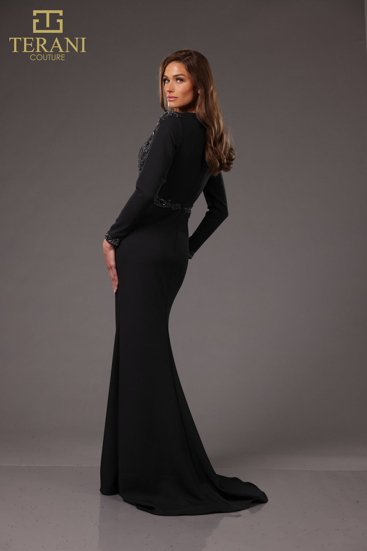 Terani Couture 251M4422 Black