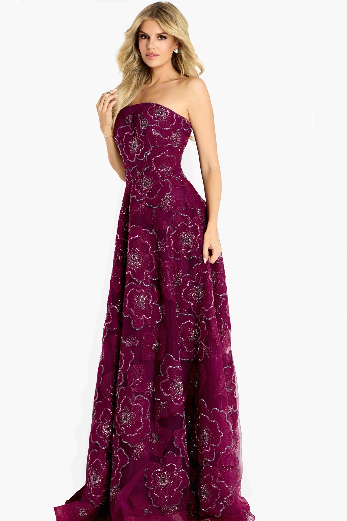 Jovani 46033 BURGUNDY