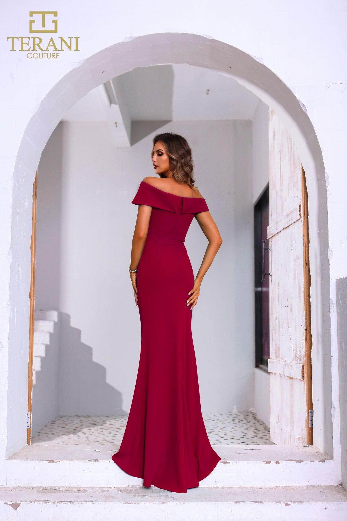 Terani Couture 251M4444 Wine