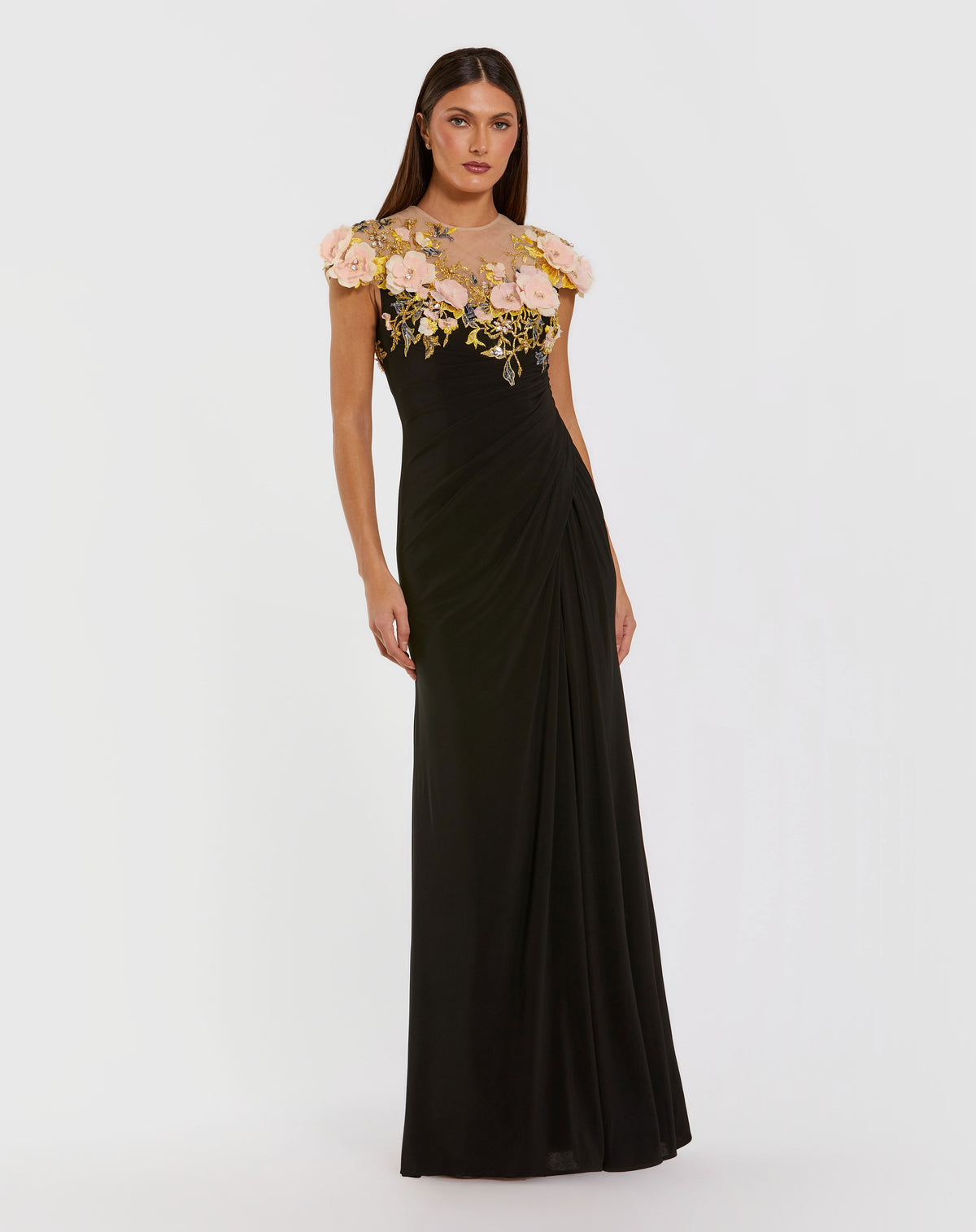 Mac Duggal 13207 Black Multi