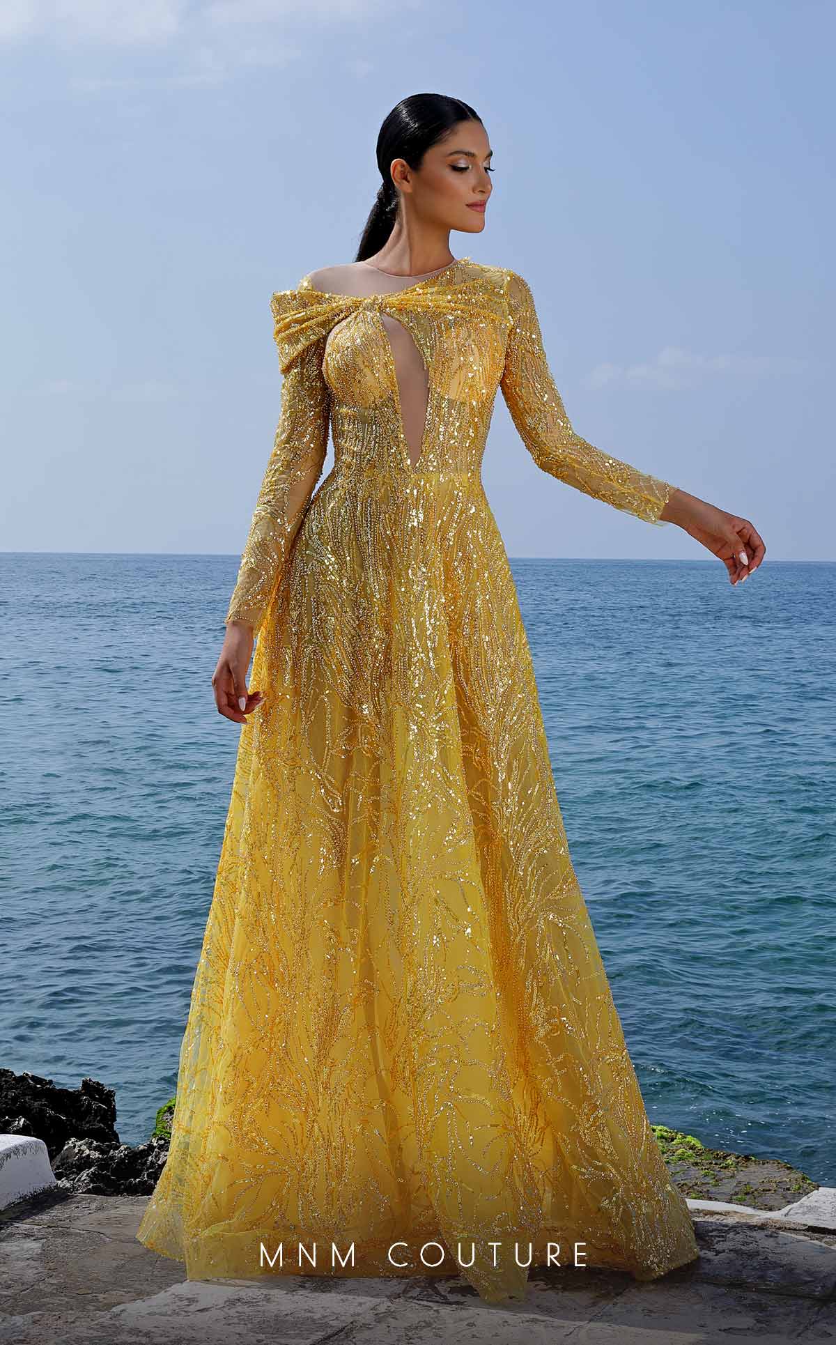 MNM Couture K4004 MUSTARD