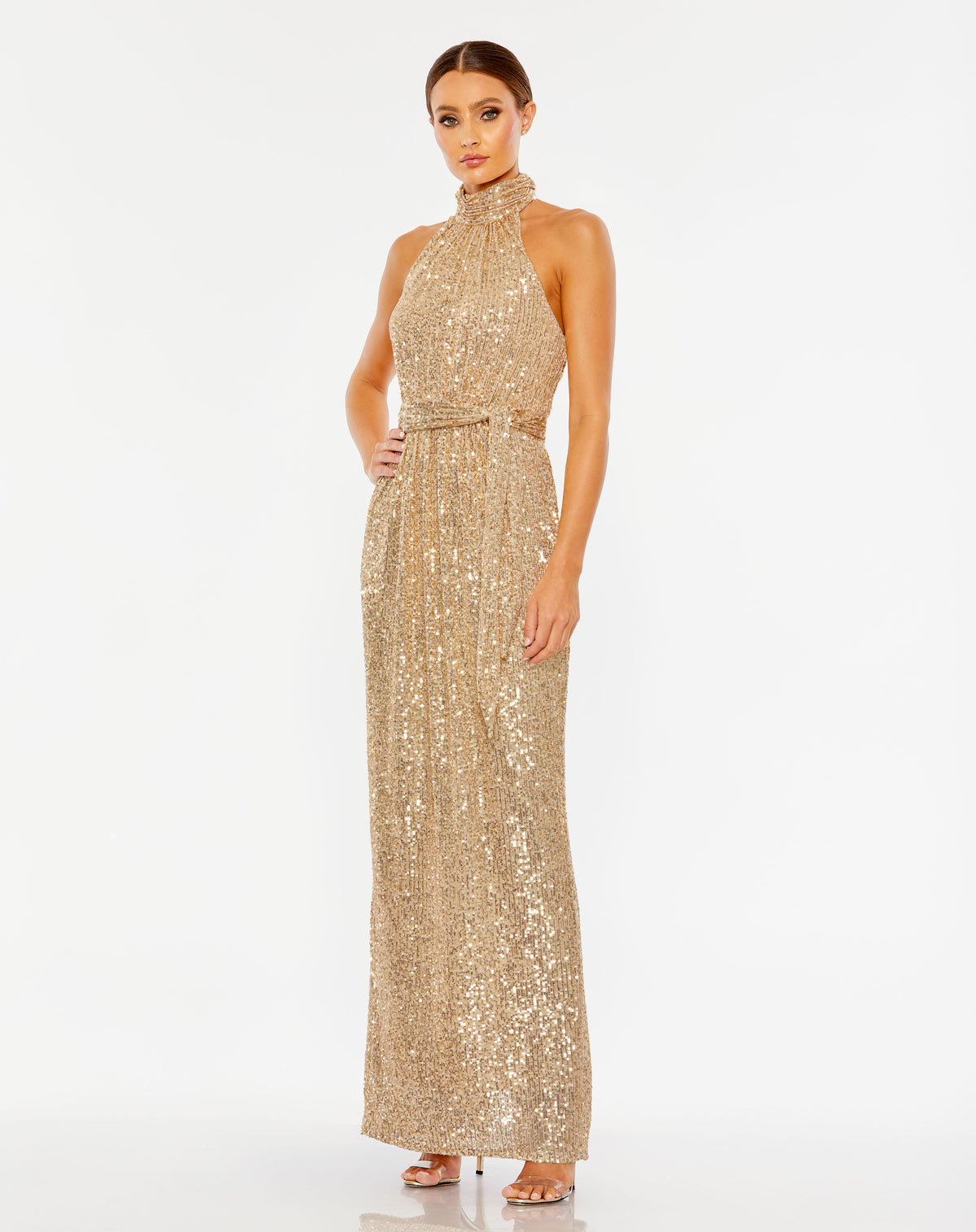 Mac Duggal 11281 Champagne