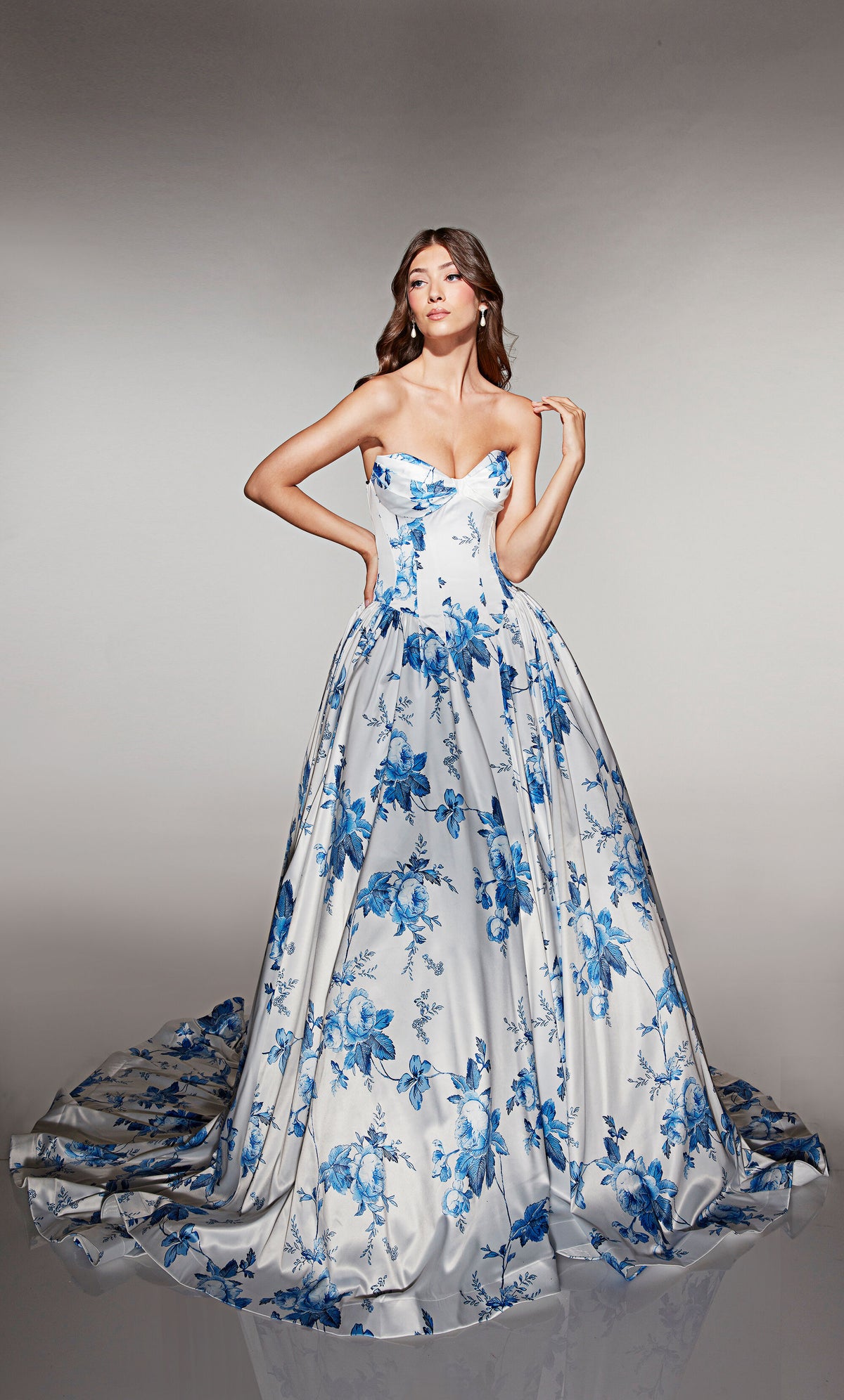 Alyce Paris 62026 BLUE-WHITE
