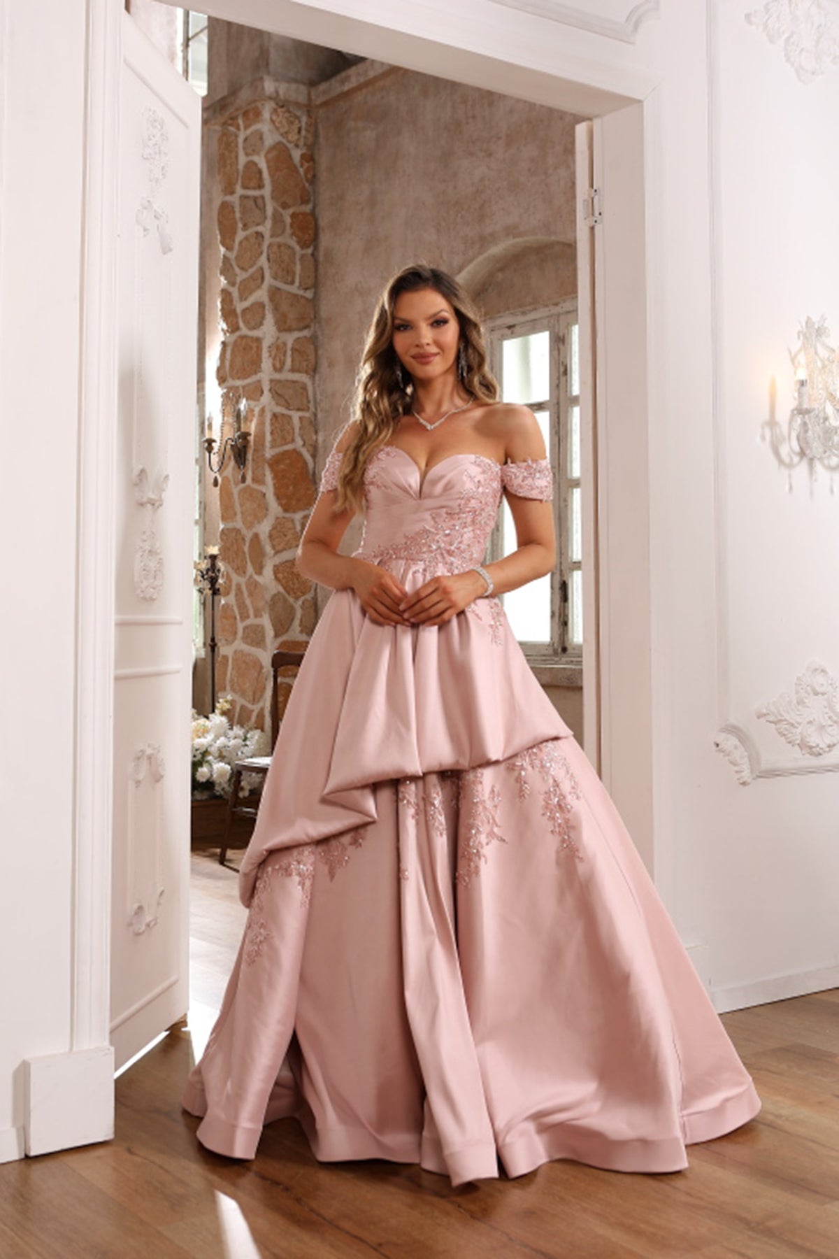 Terani Couture 251M4062 Blush
