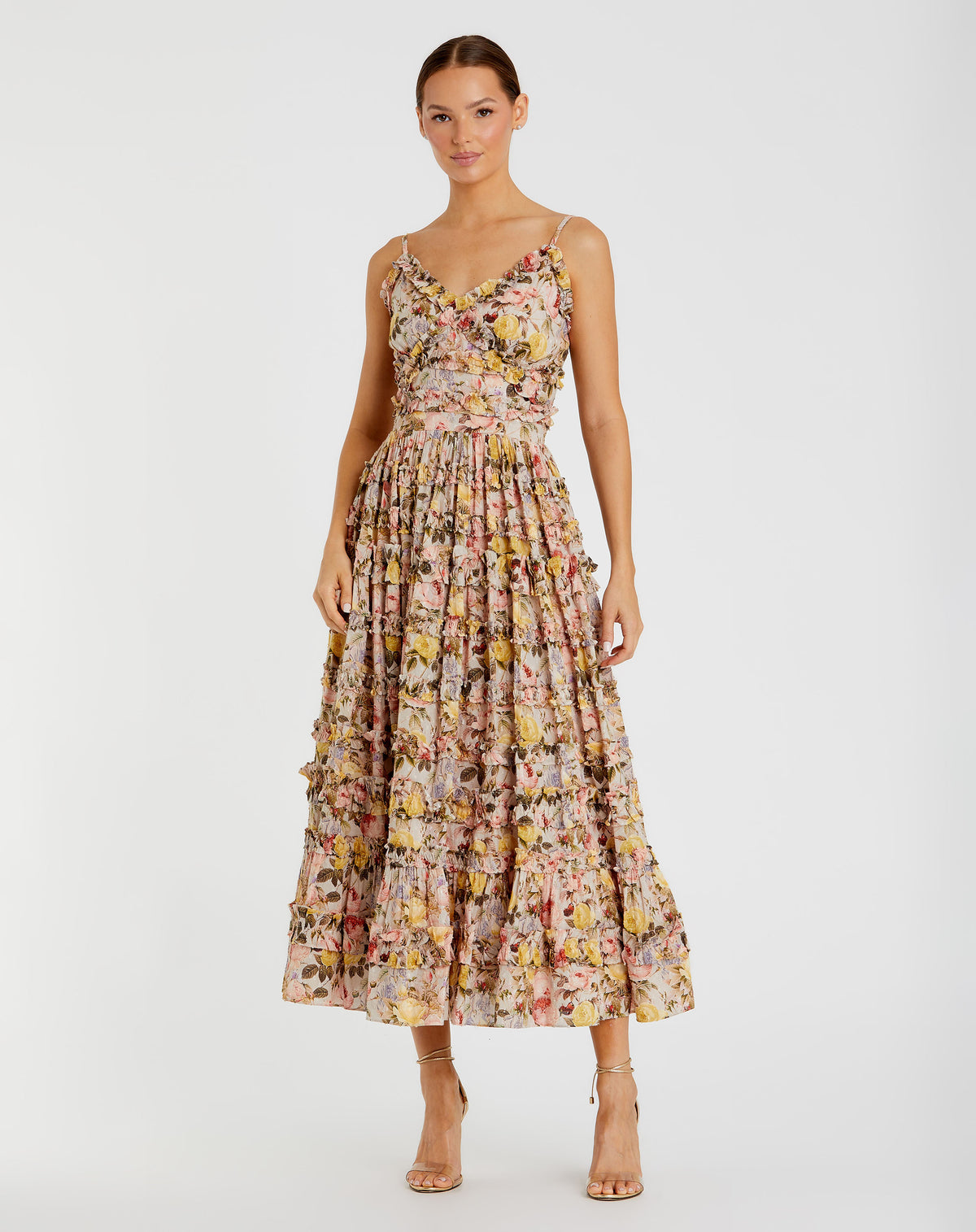 Mac Duggal 8026 Ivory Multi