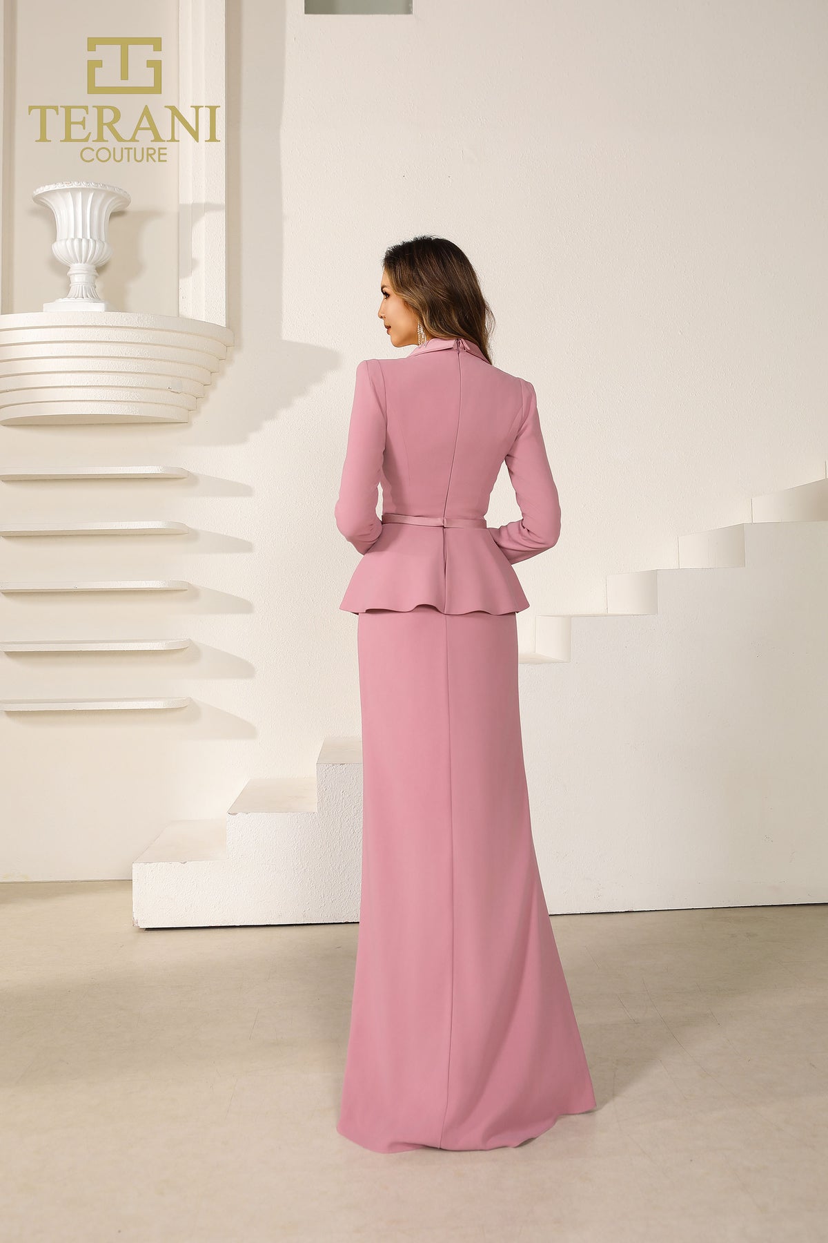 Terani Couture 251M4572 Grape
