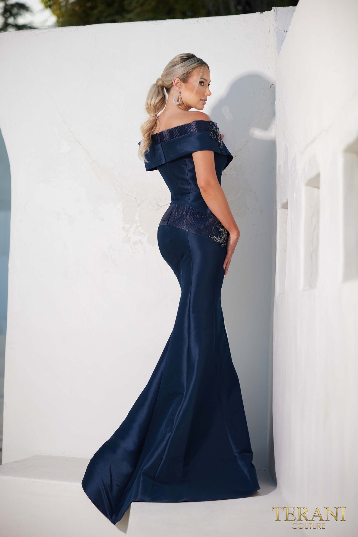 Terani Couture 232M1530 Navy