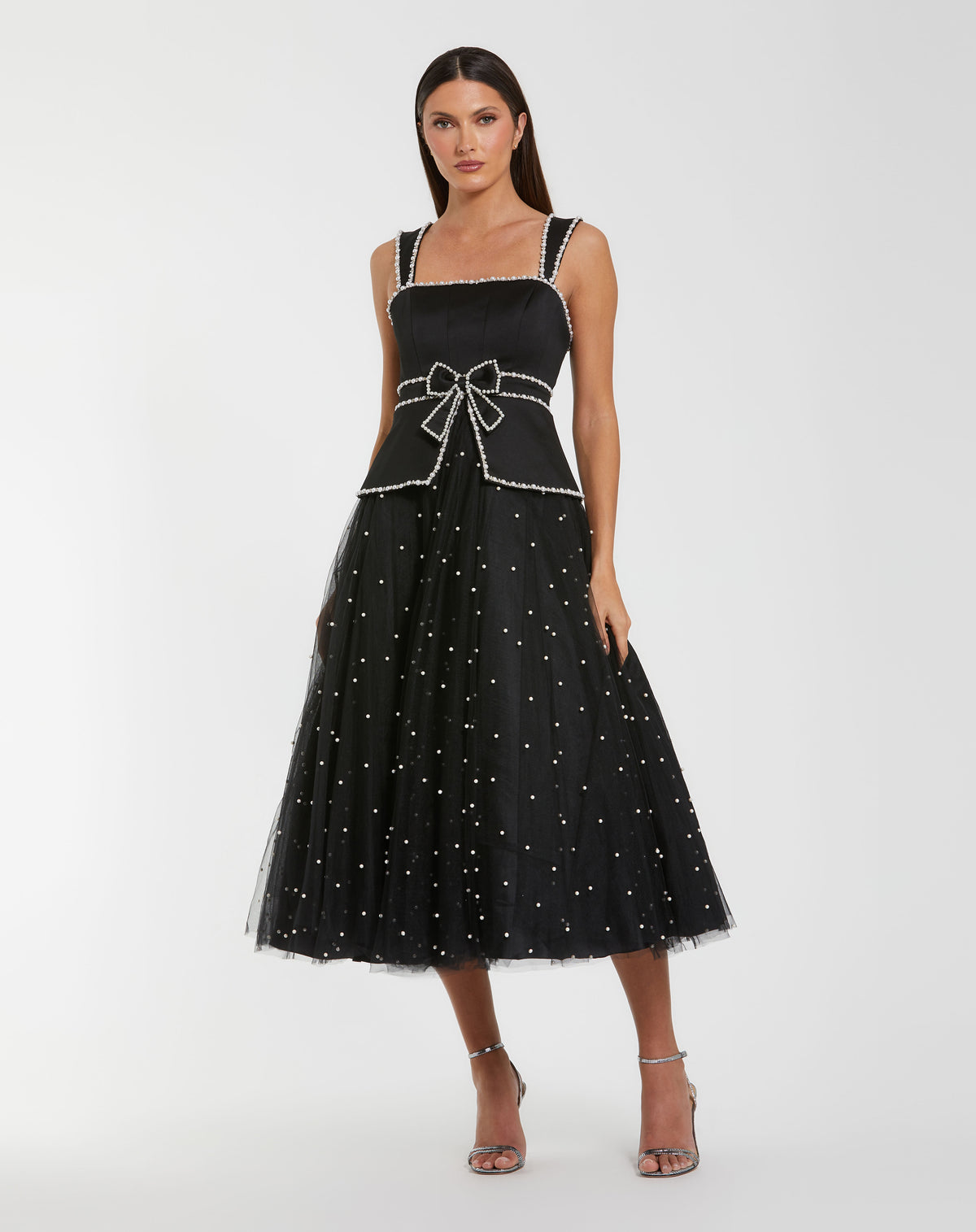Mac Duggal 56206 Black Ivory