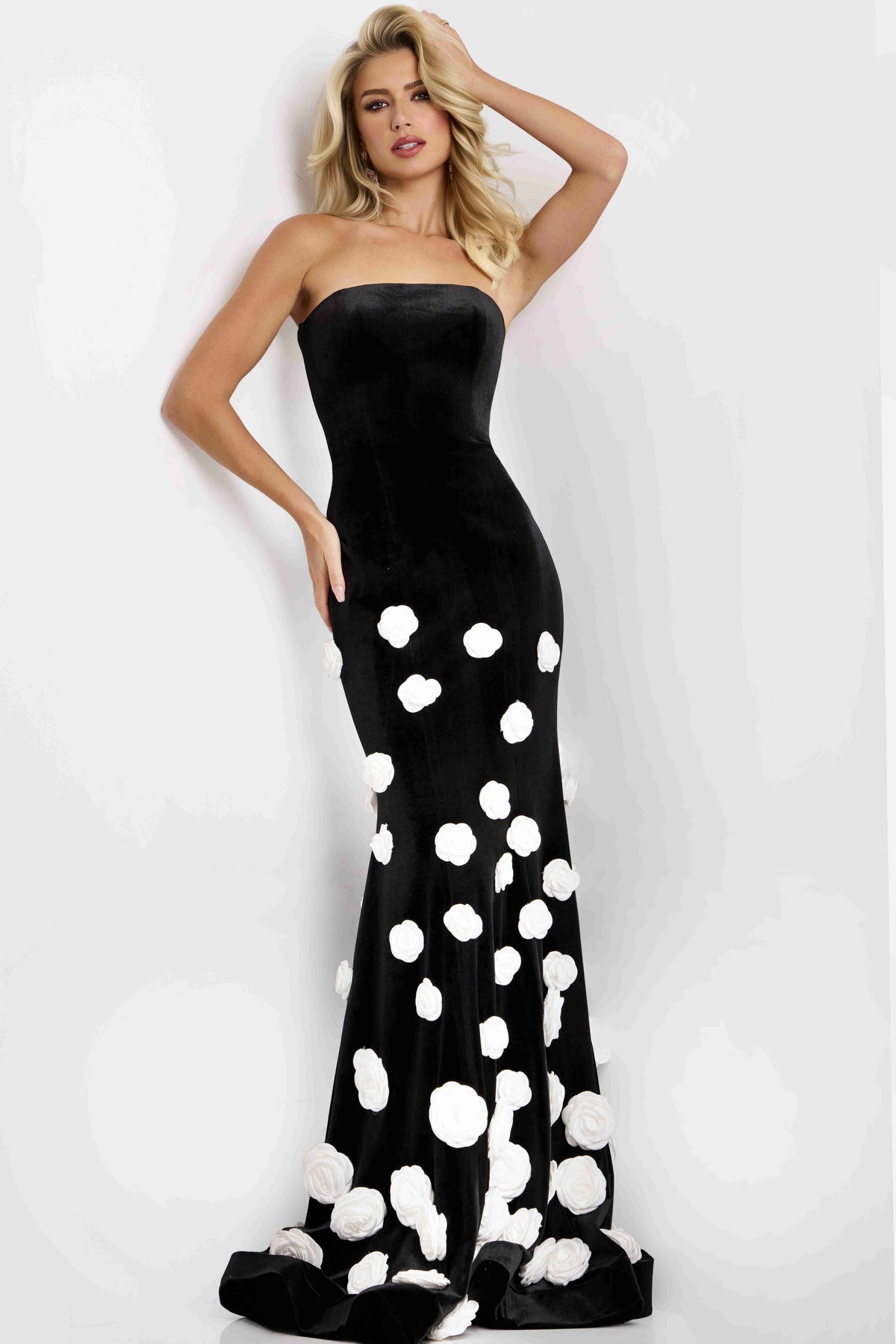 Jovani 45238 BLACK/WHITE