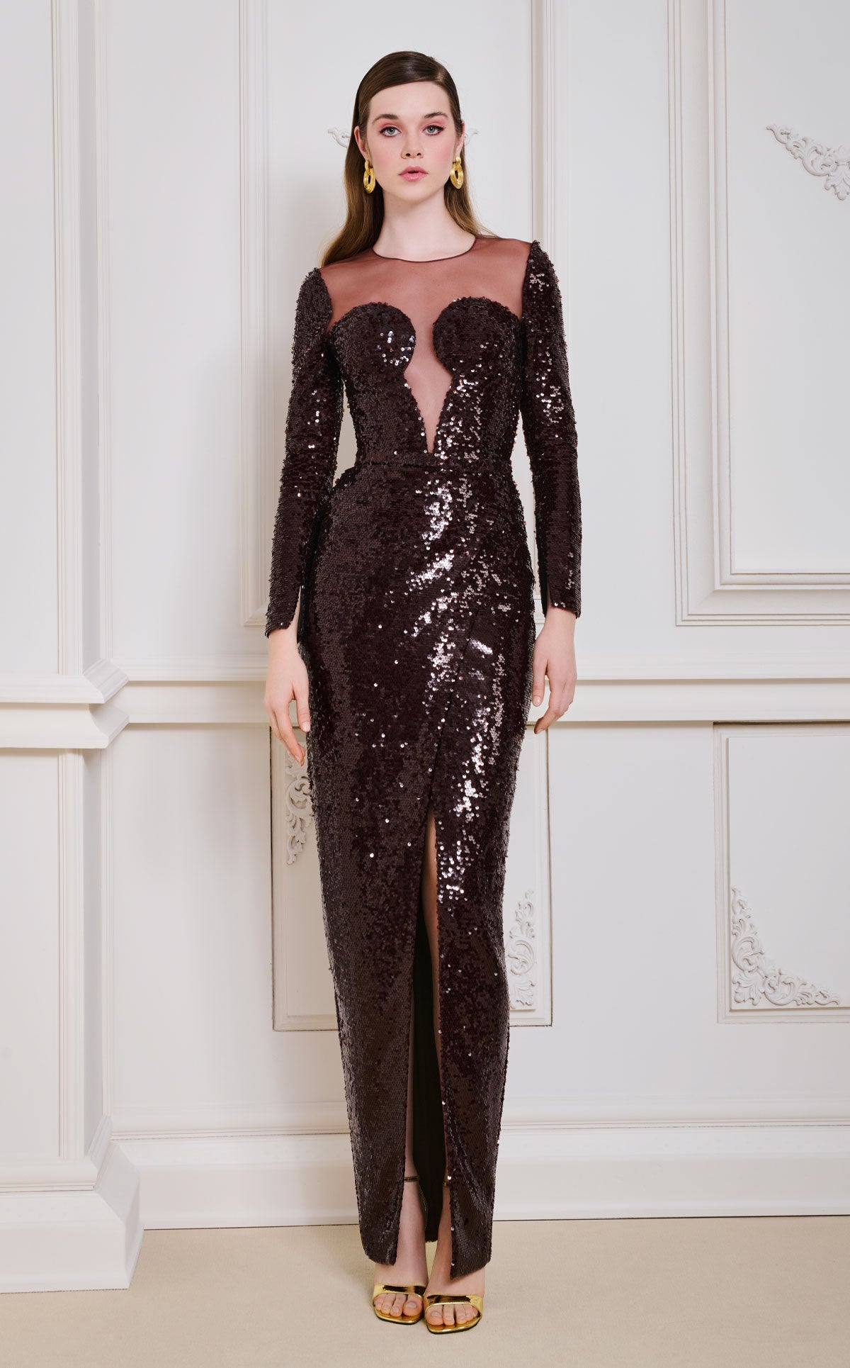 MNM Couture N0668 BROWN