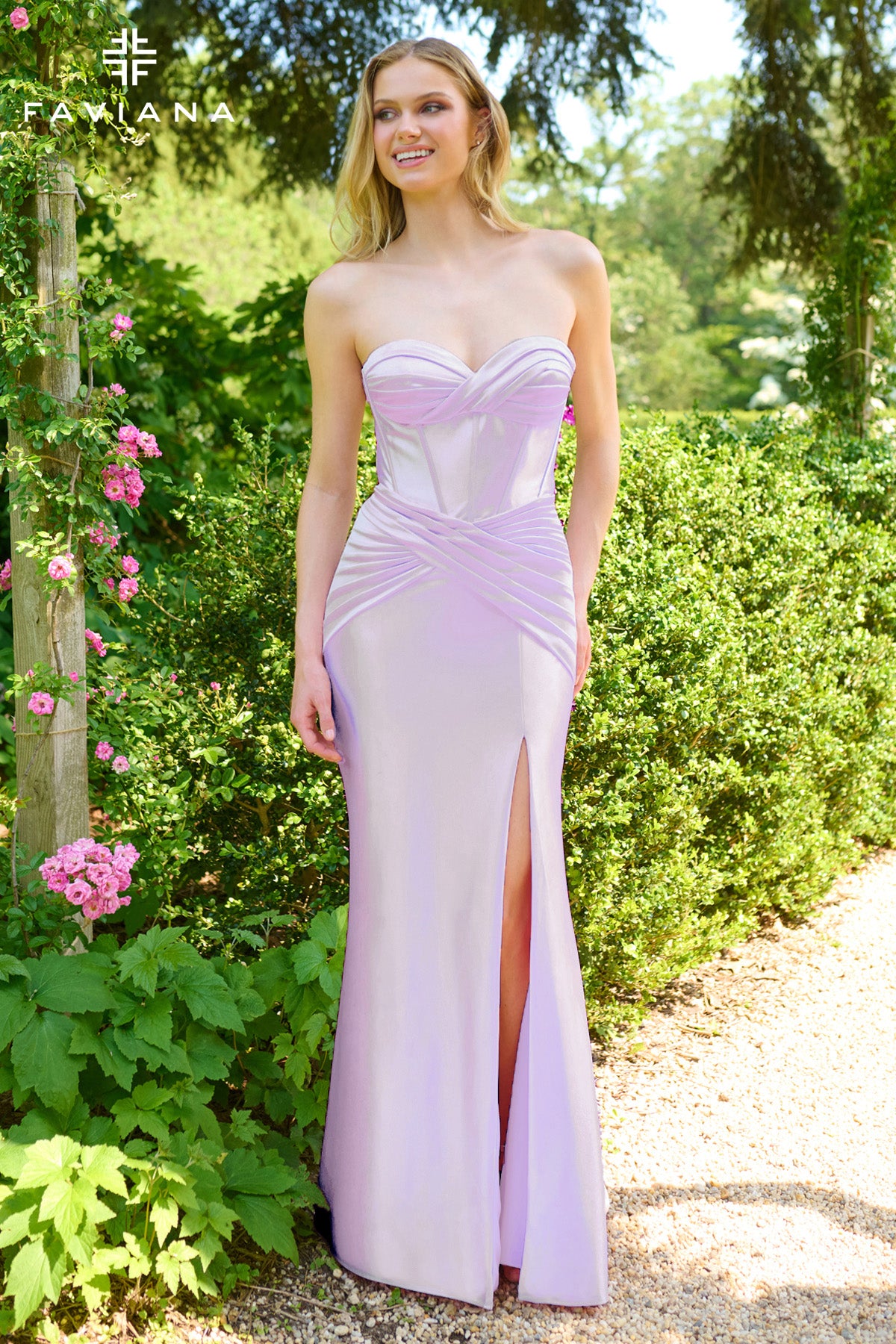 Faviana E11422 Light Lilac