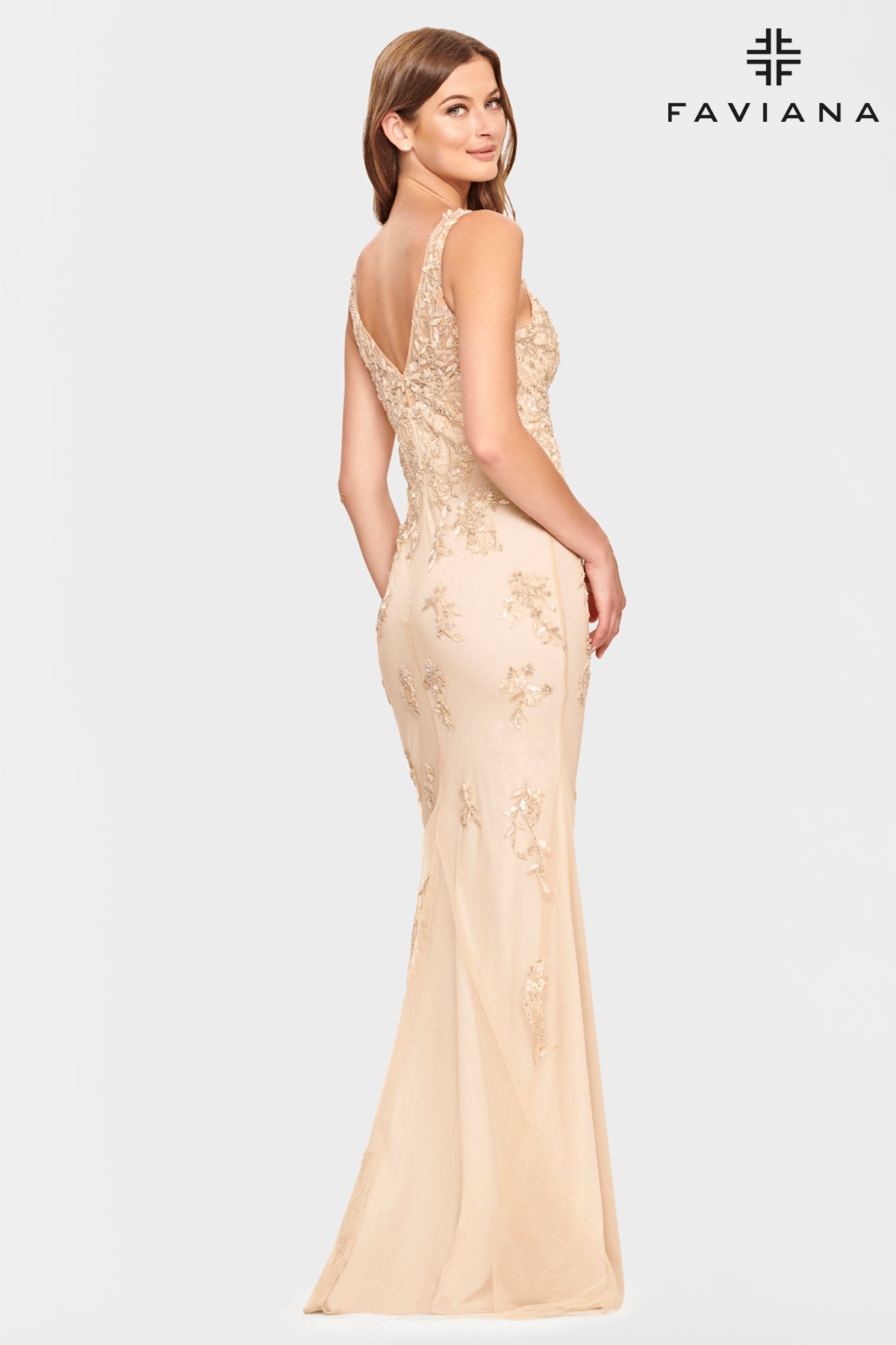Faviana S10855 Champagne