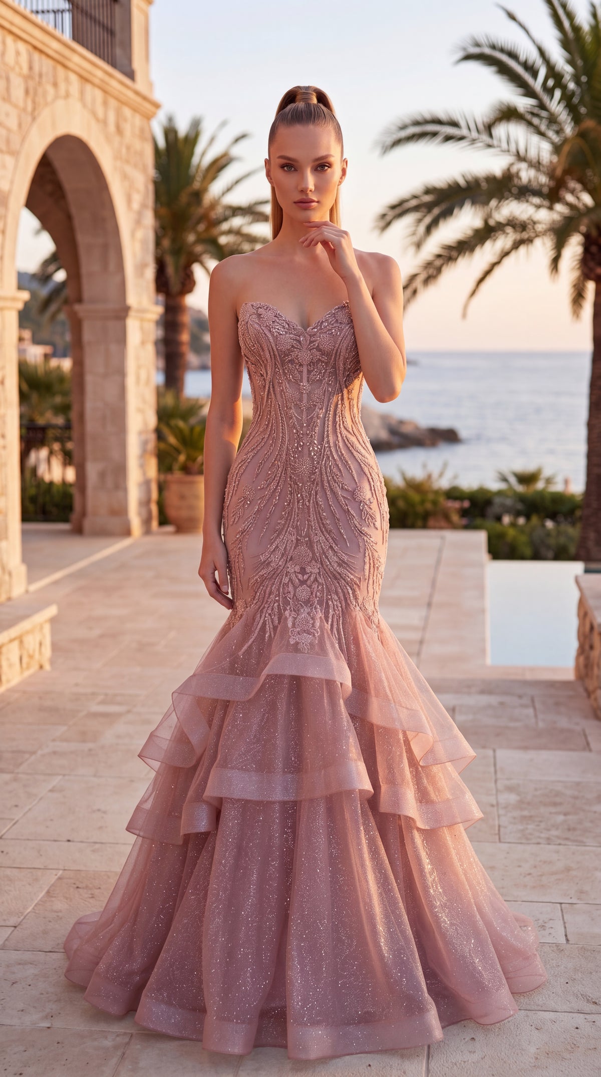 Jasz Couture 8076 BLUSH