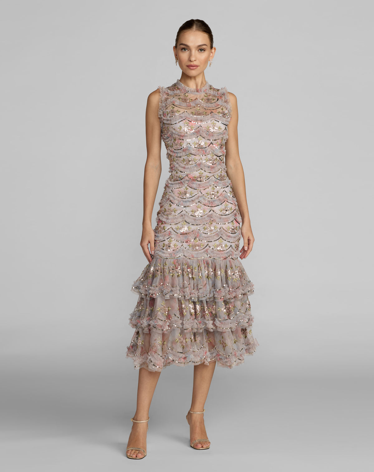 Mac Duggal 8412 Pastel Multi