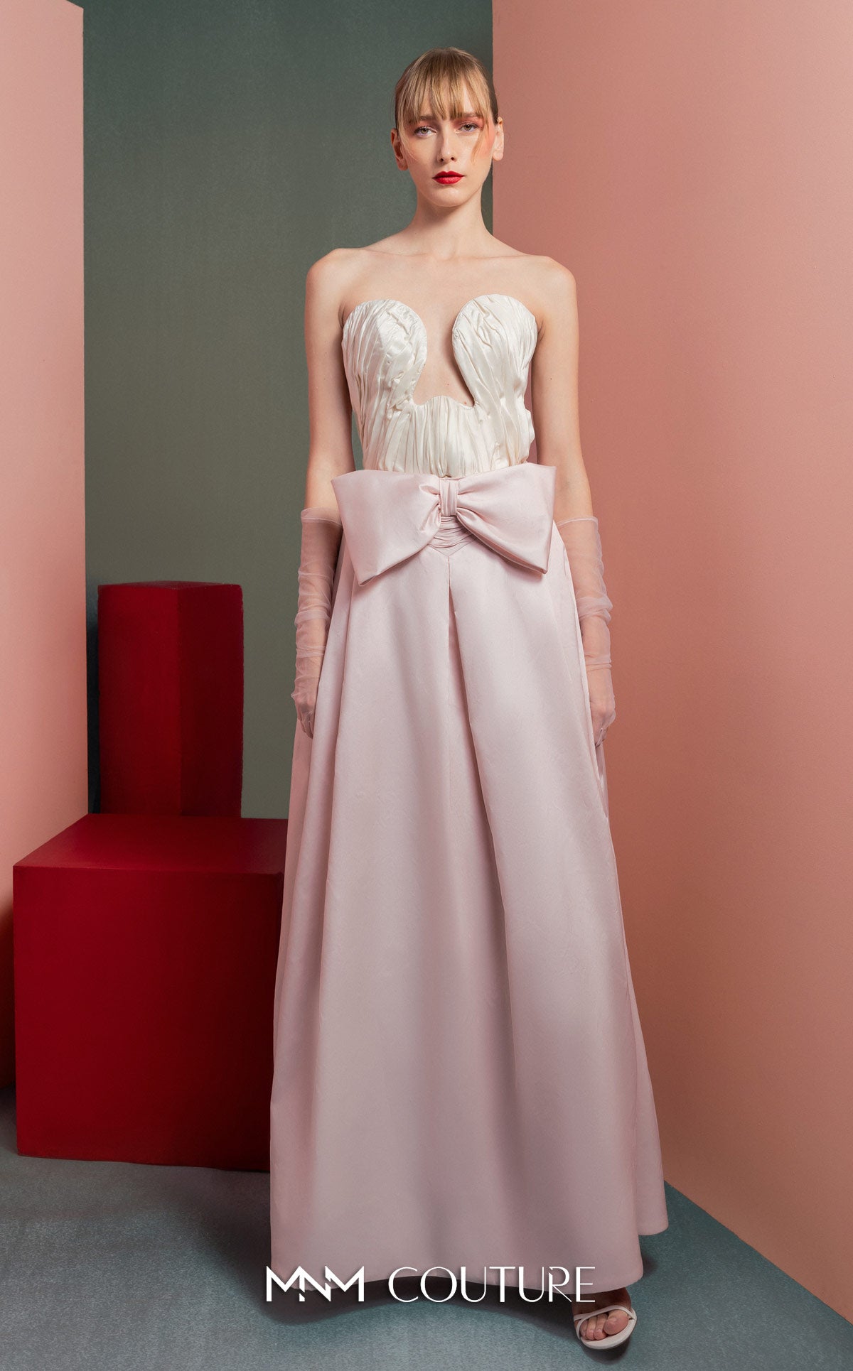 MNM Couture GOF2540 PINK/OFF WHITE