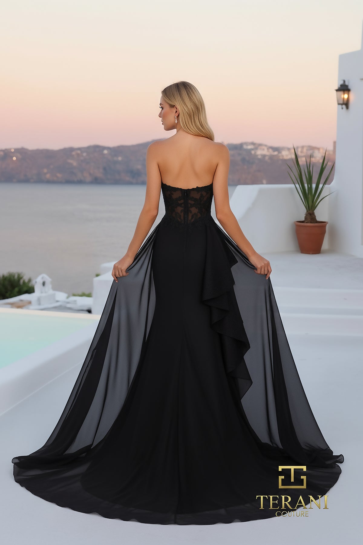 Terani Couture 261P6261 Black