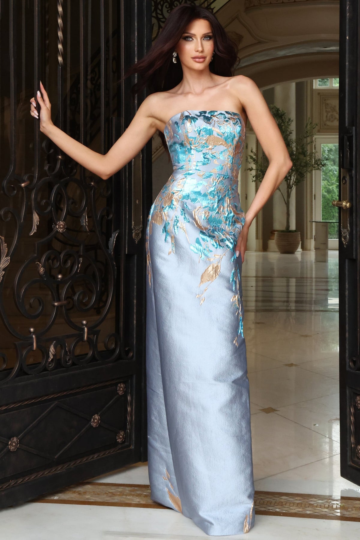 Jovani 54373 BLUE/MULTI