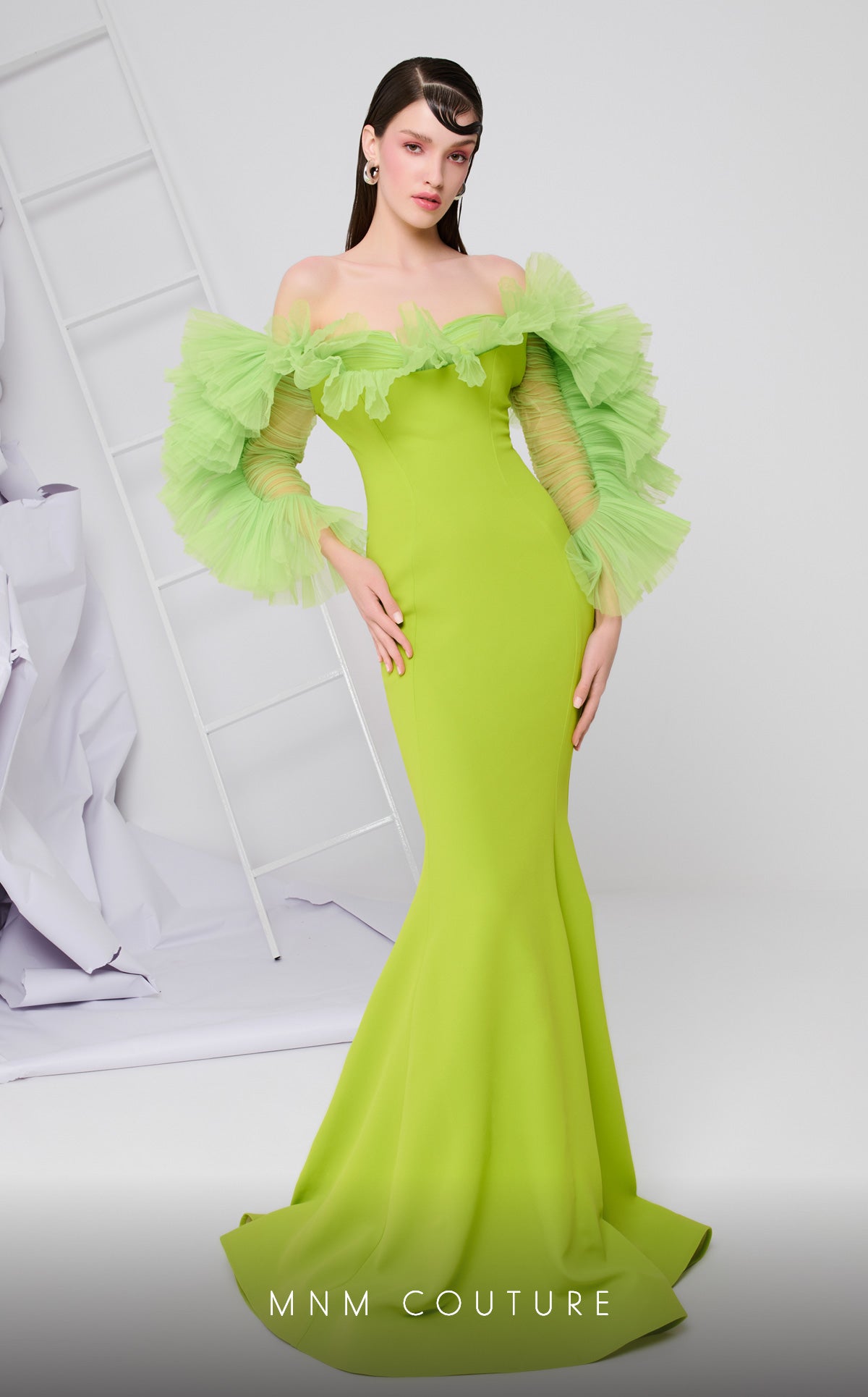 MNM Couture F02850 WHITE