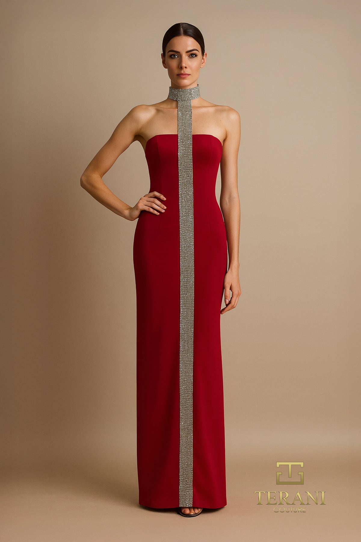 Terani Couture 261E6119 Red