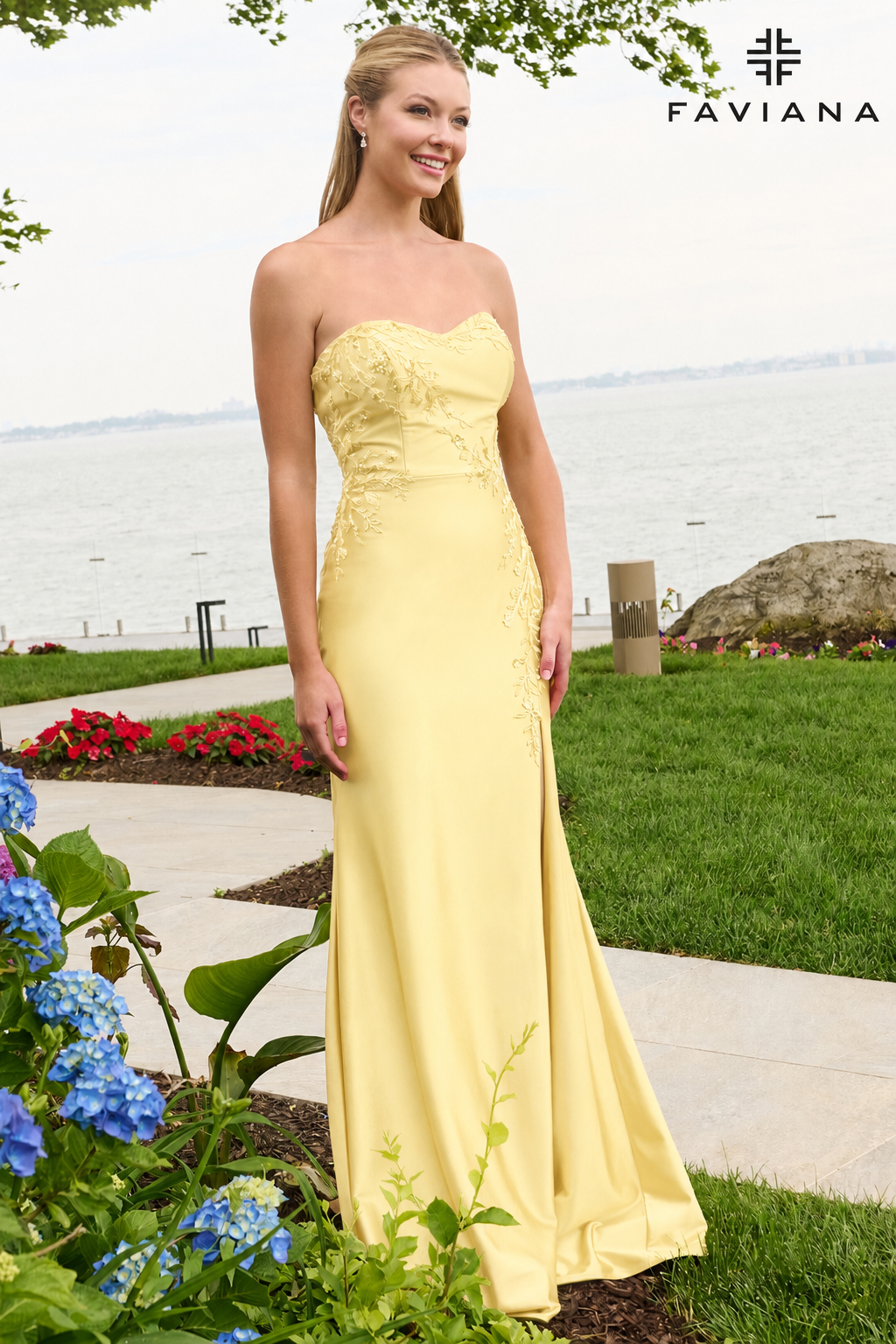 Faviana 11647 LIGHT YELLOW