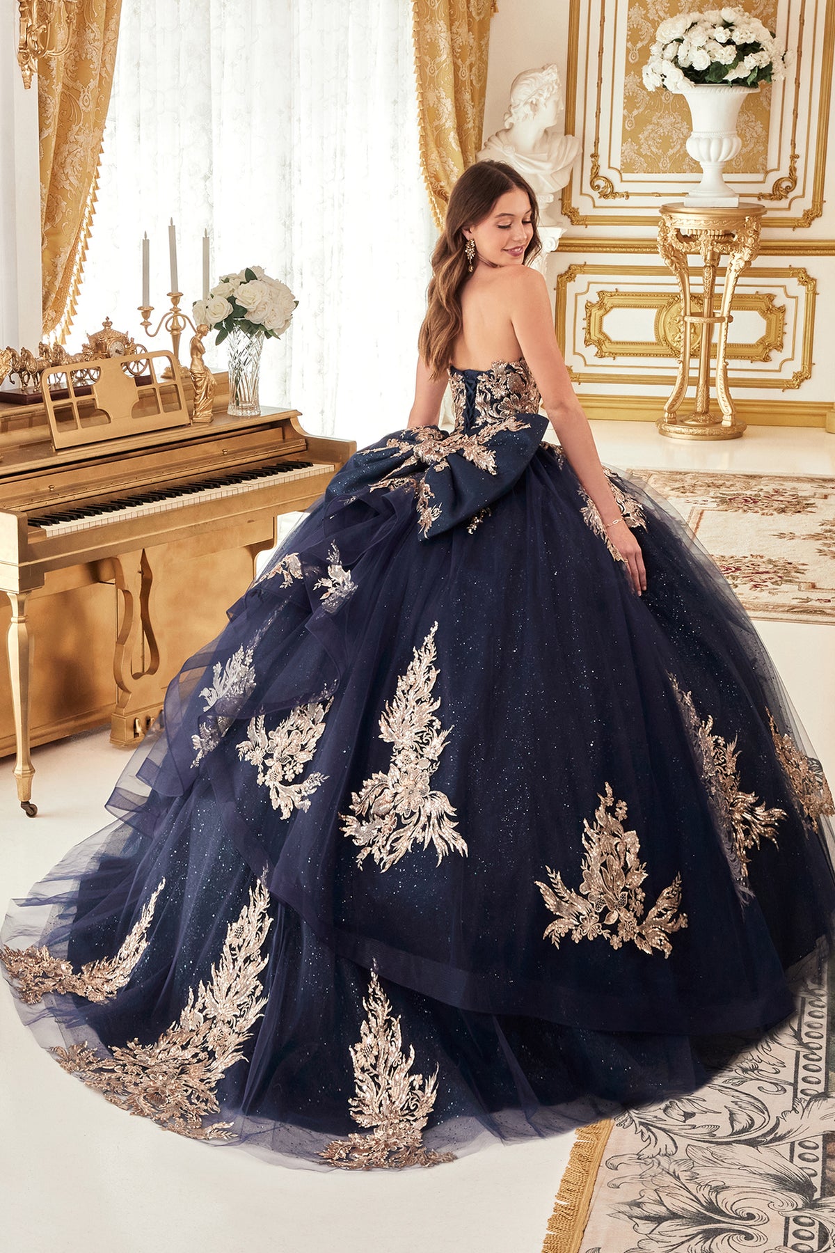 Ladivine 15715 NAVY-GOLD