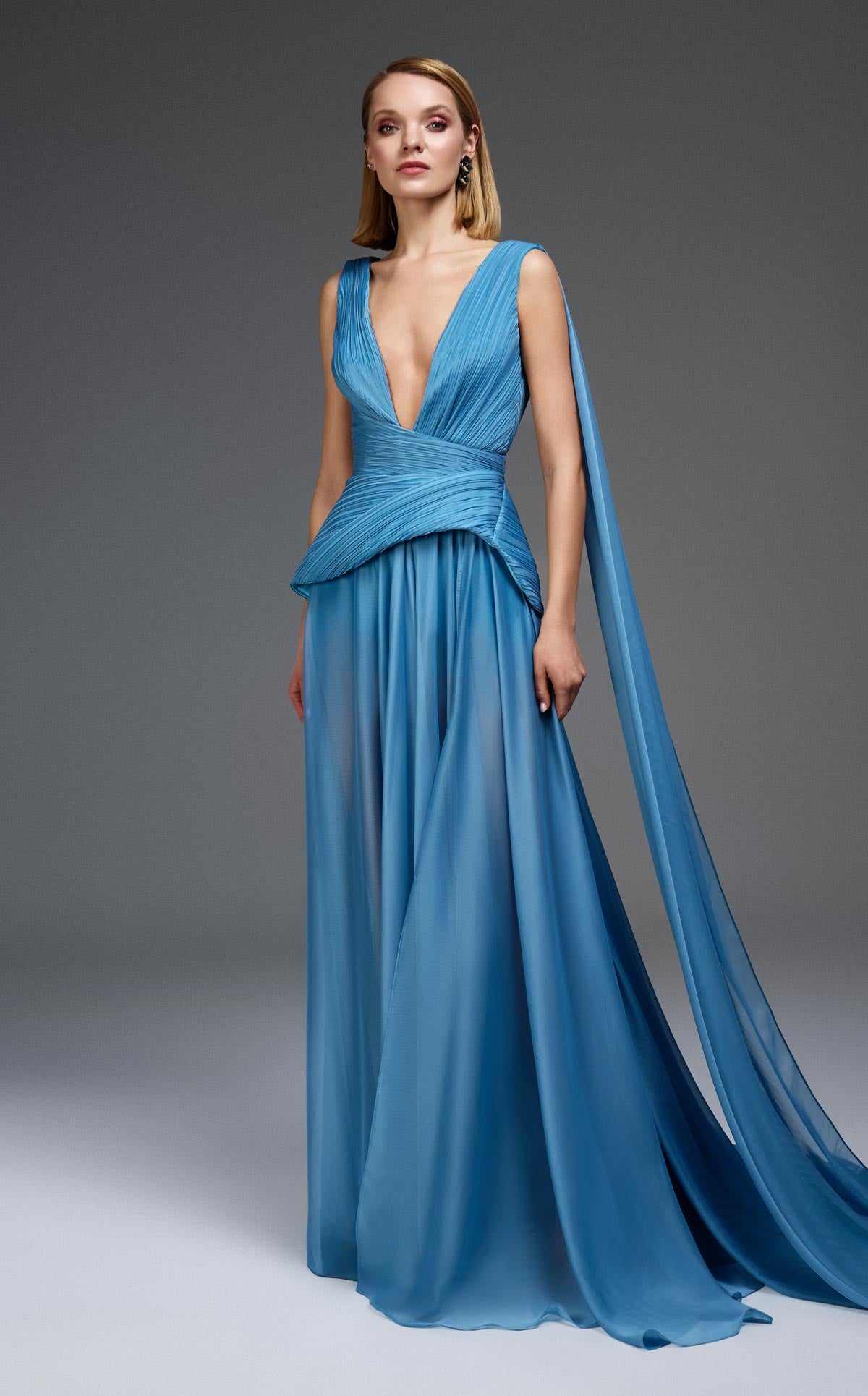 MNM Couture E0121 BLUE