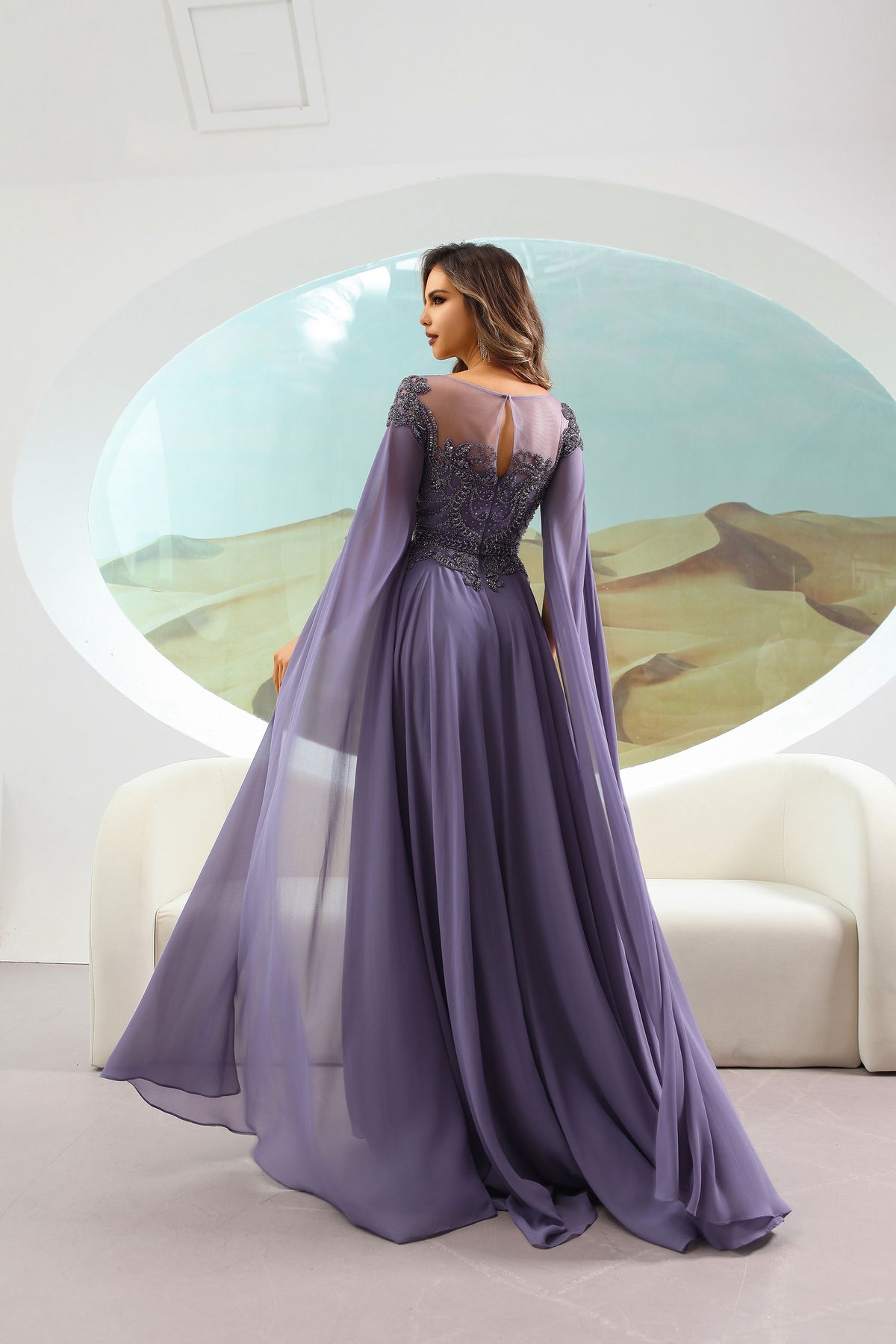 Terani Couture 251M4463 Champagne
