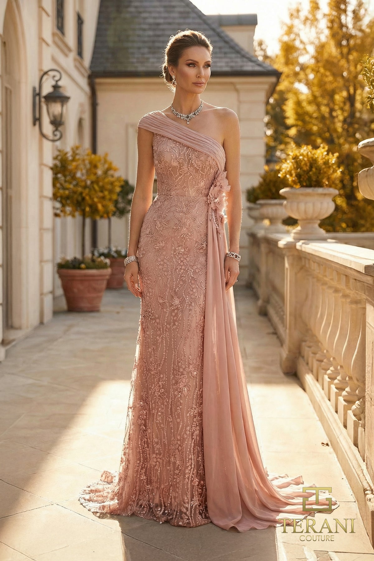 Terani Couture 262M7308 Wine