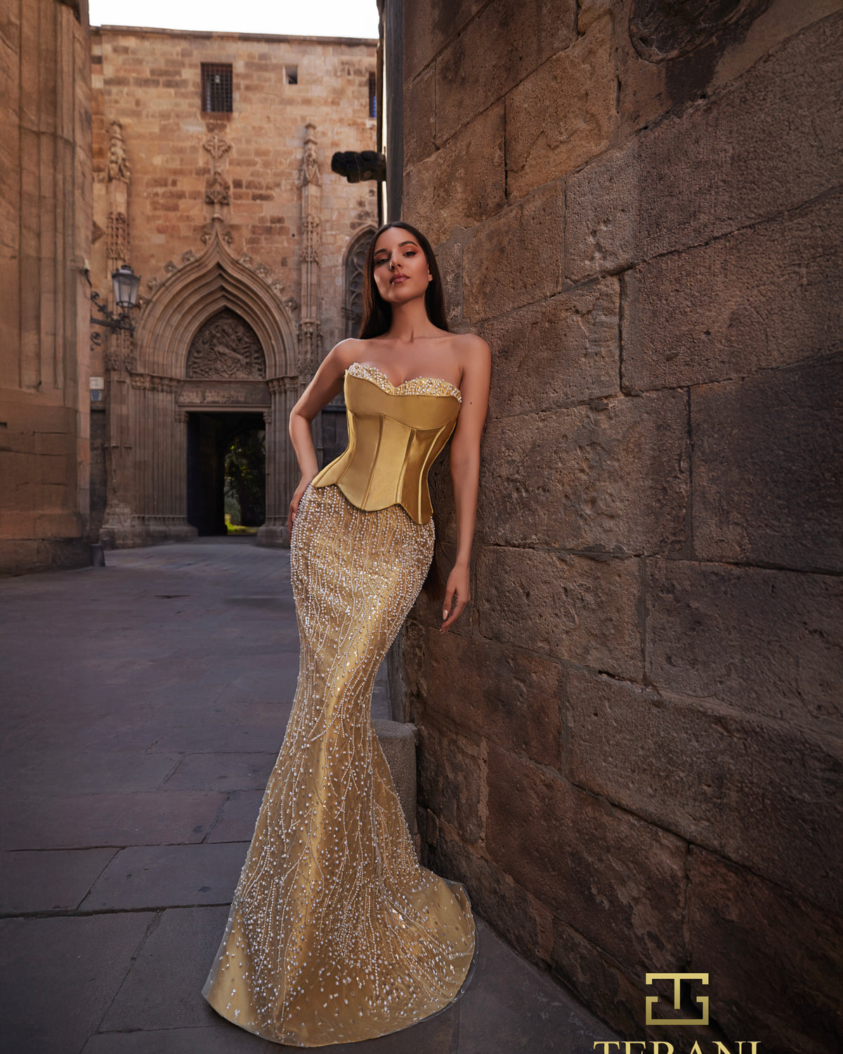 Terani Couture 261E6238 Ivory