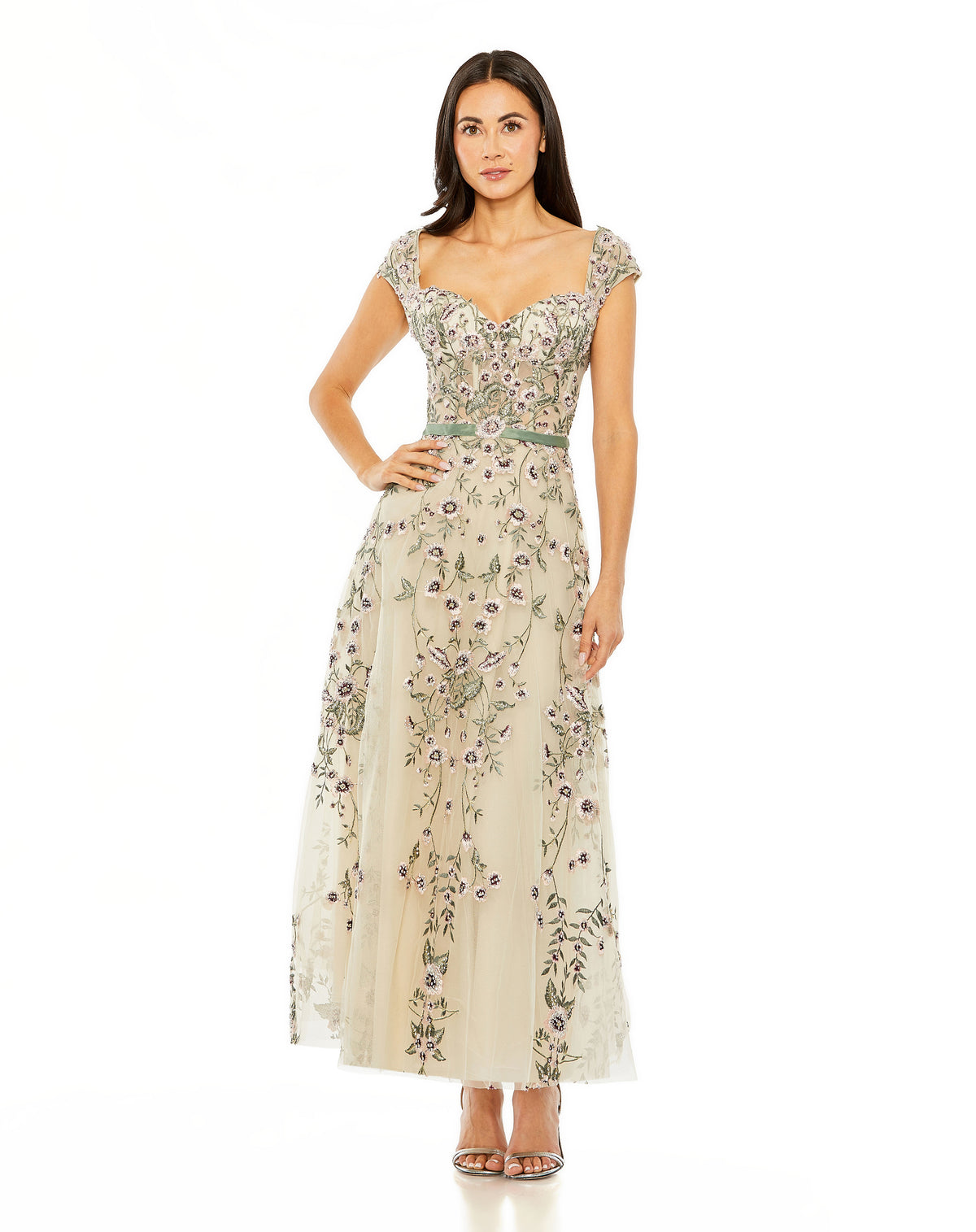 Mac Duggal 20582 Nude Multi