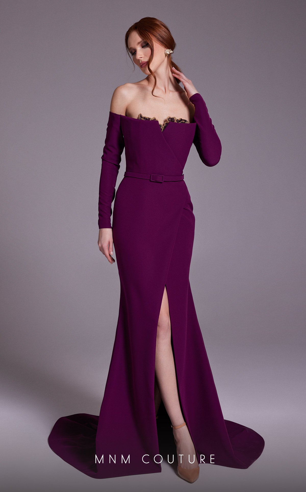 MNM Couture N0541 PURPLE