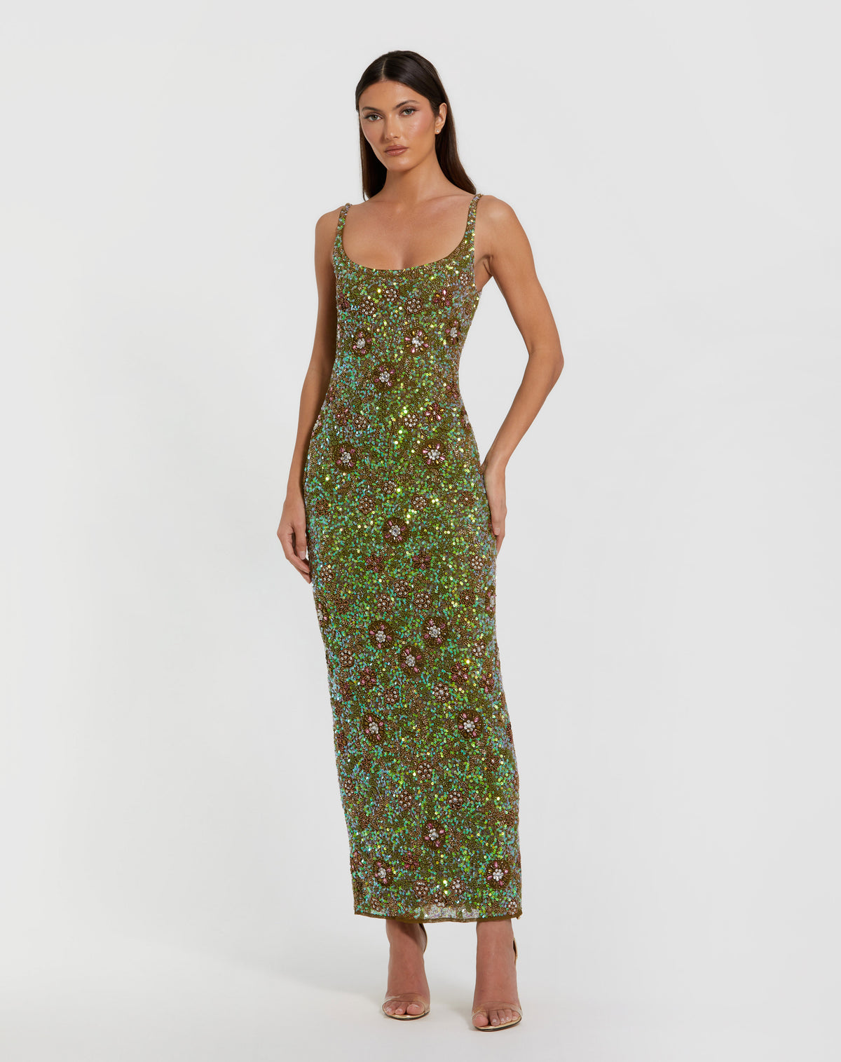 Mac Duggal 10755 Olive