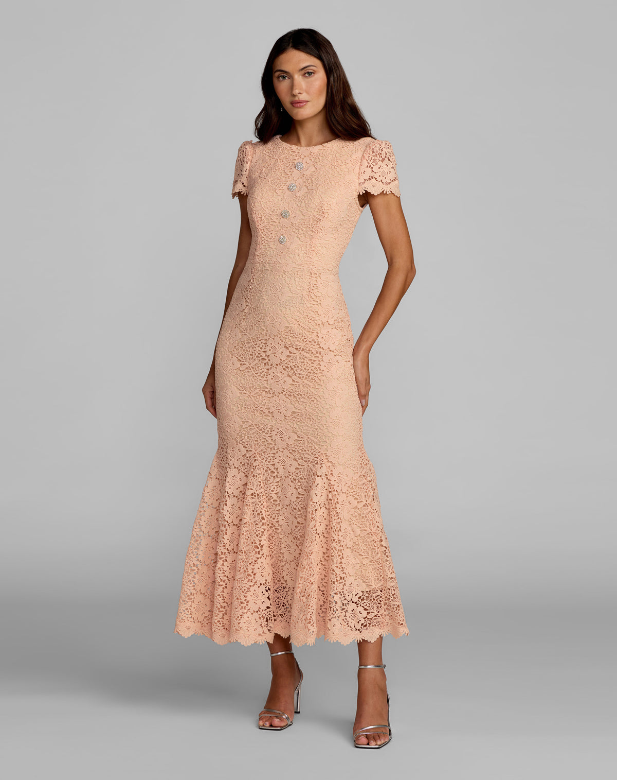 Mac Duggal 50116 Peach
