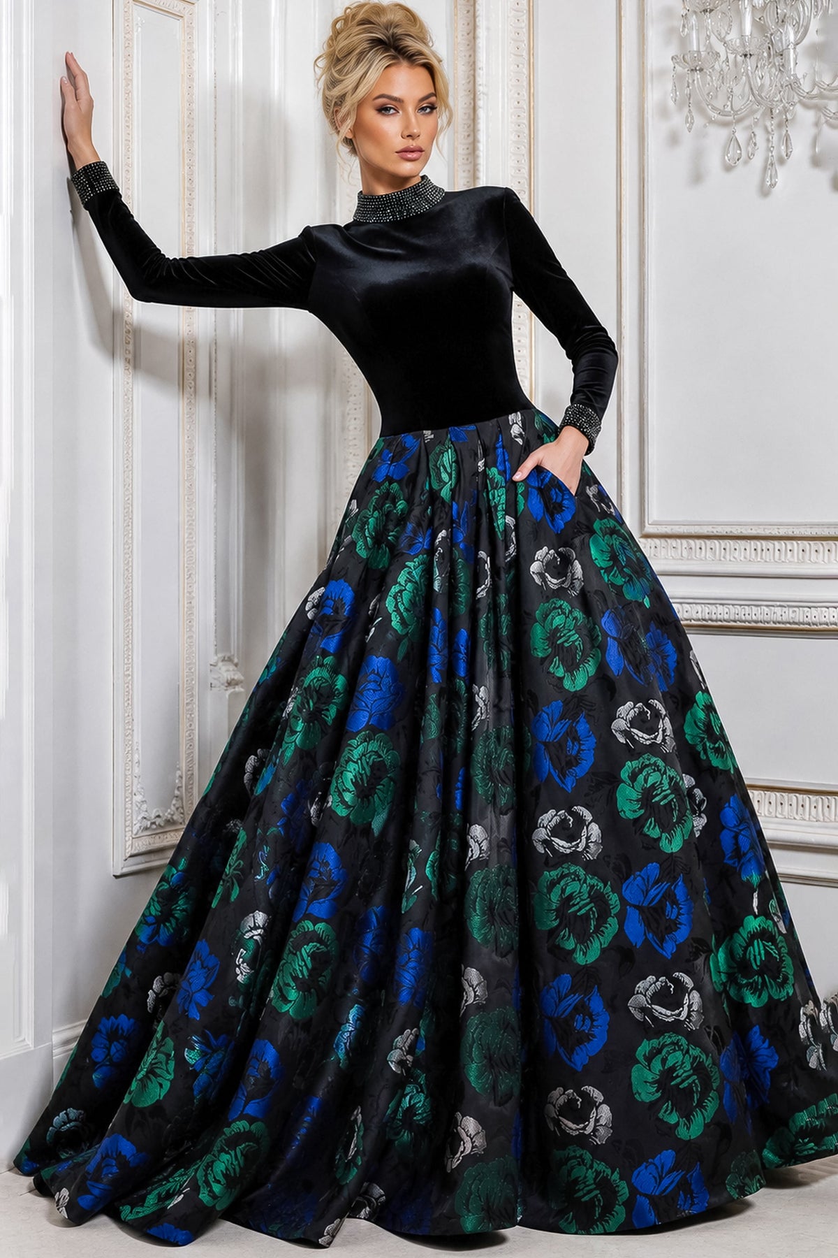 Jovani 51940 BLACK/MULTI
