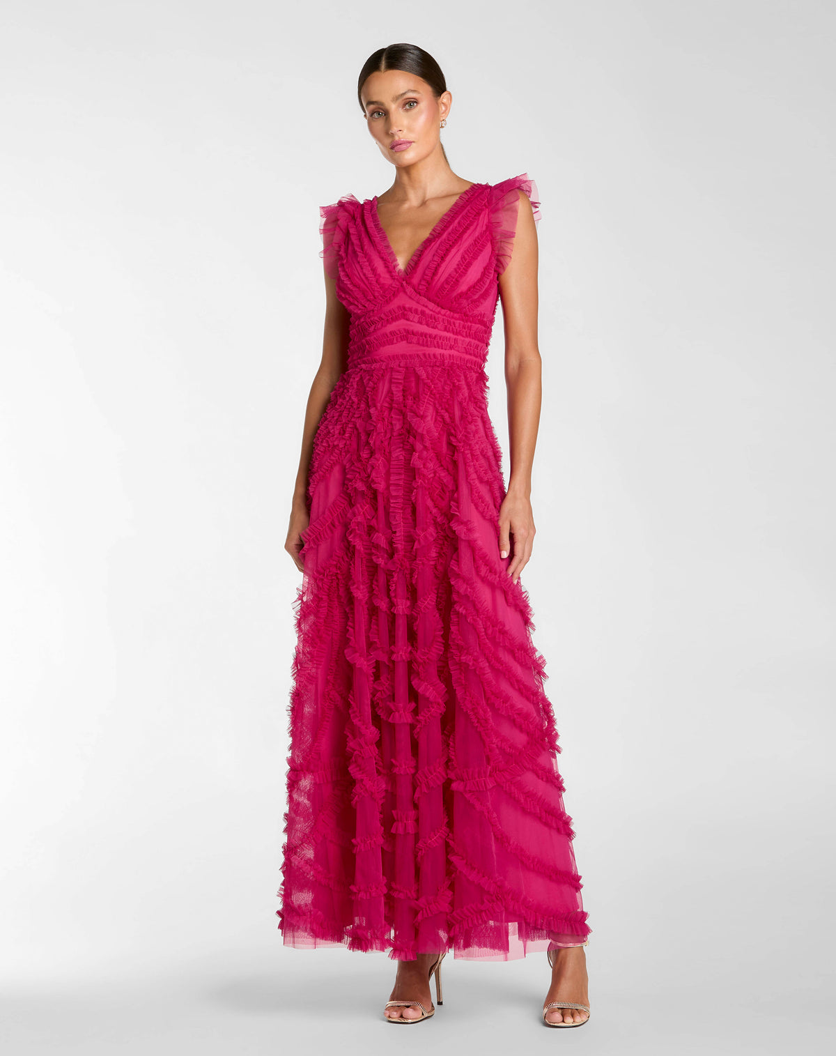 Mac Duggal 8498 Fuchsia