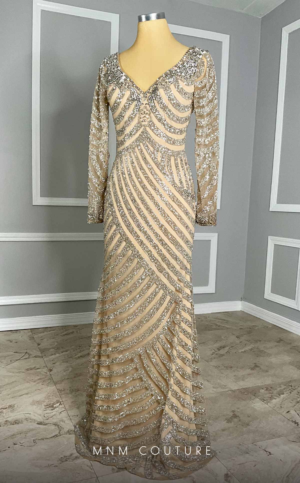 MNM Couture M1129 SILVER
