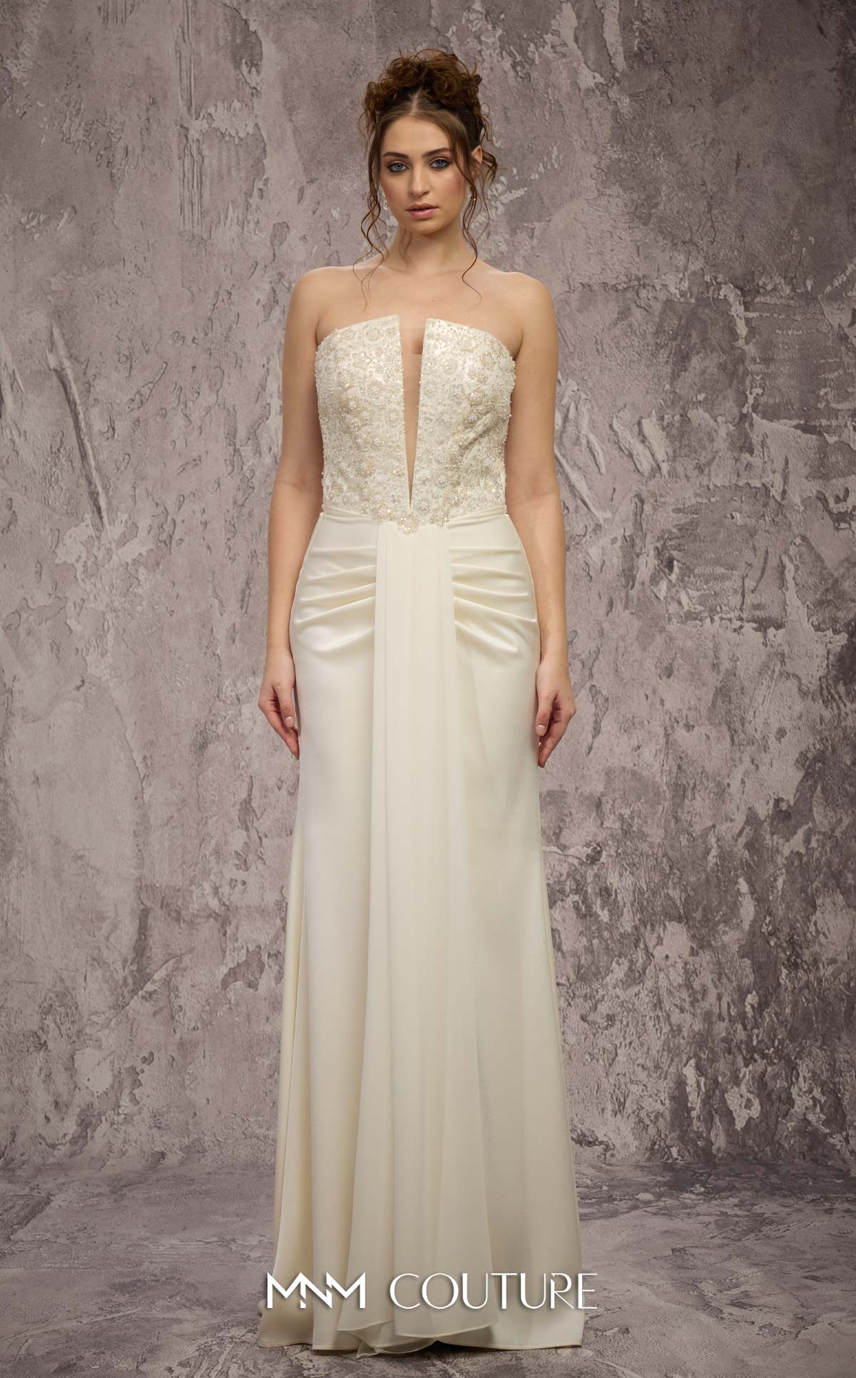 MNM Couture Q7545 BLUE