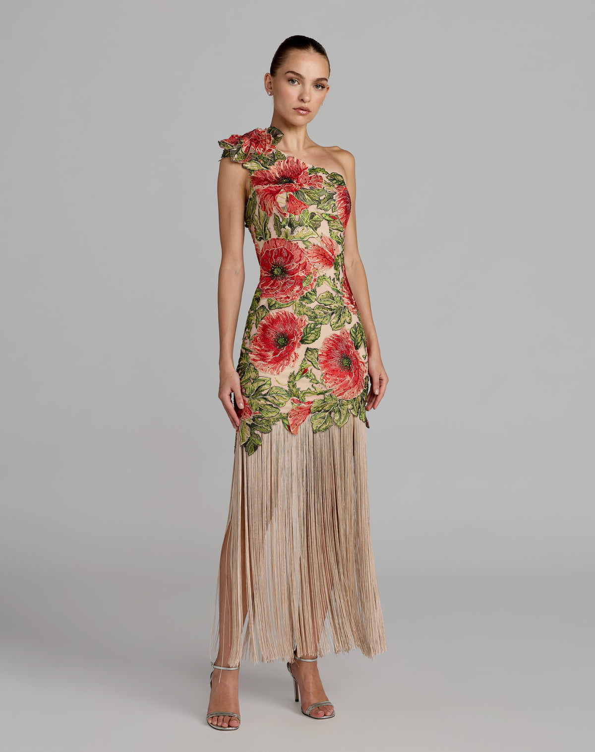 Mac Duggal 21303 Nude Multi