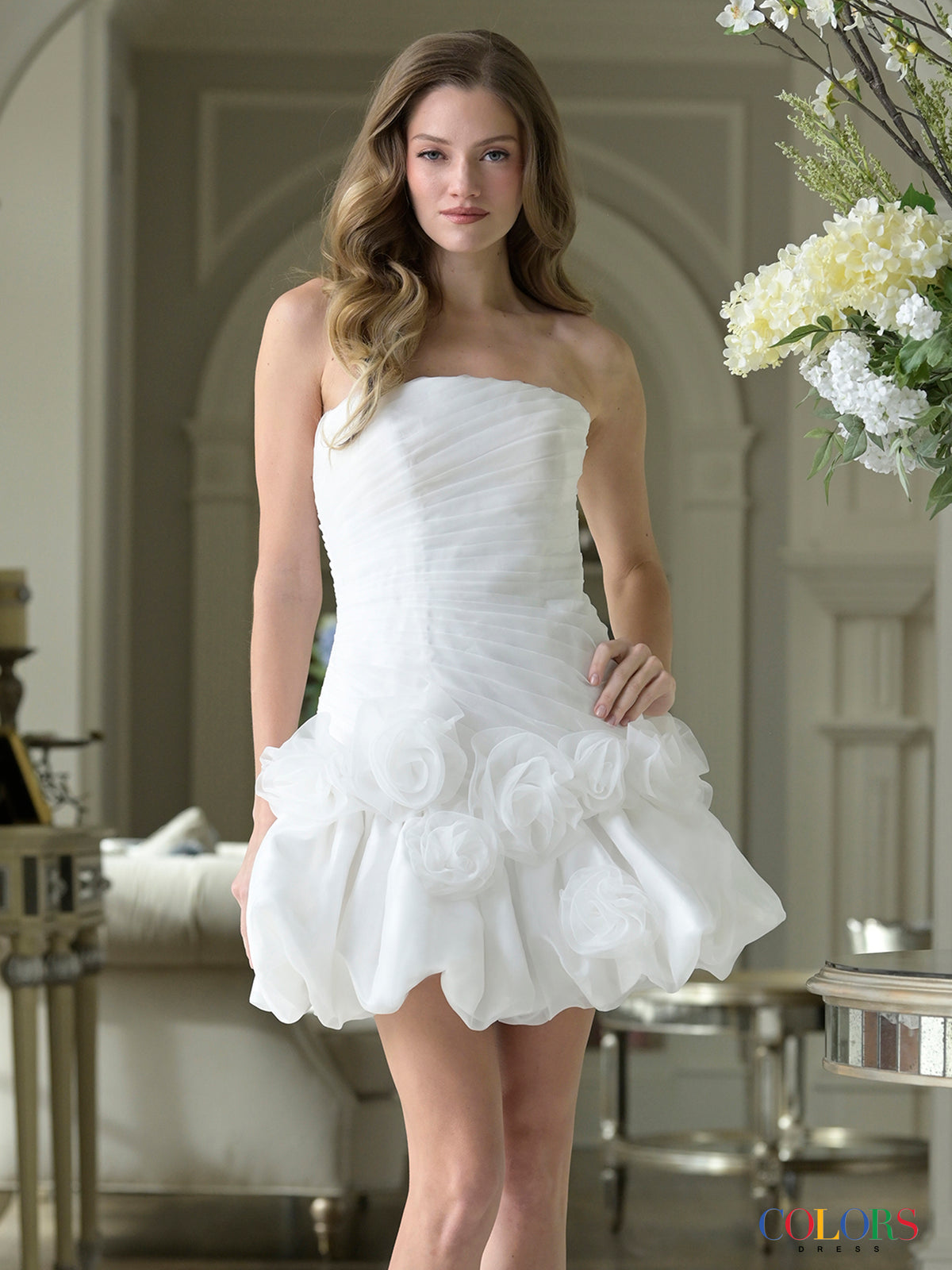 Colors Dress 3671 White
