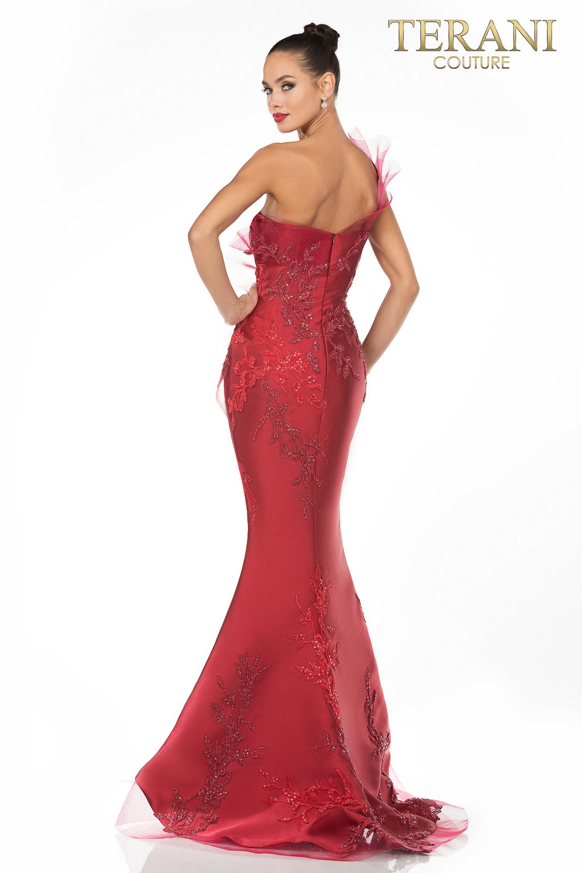 Terani Couture 1911E9095 Wine