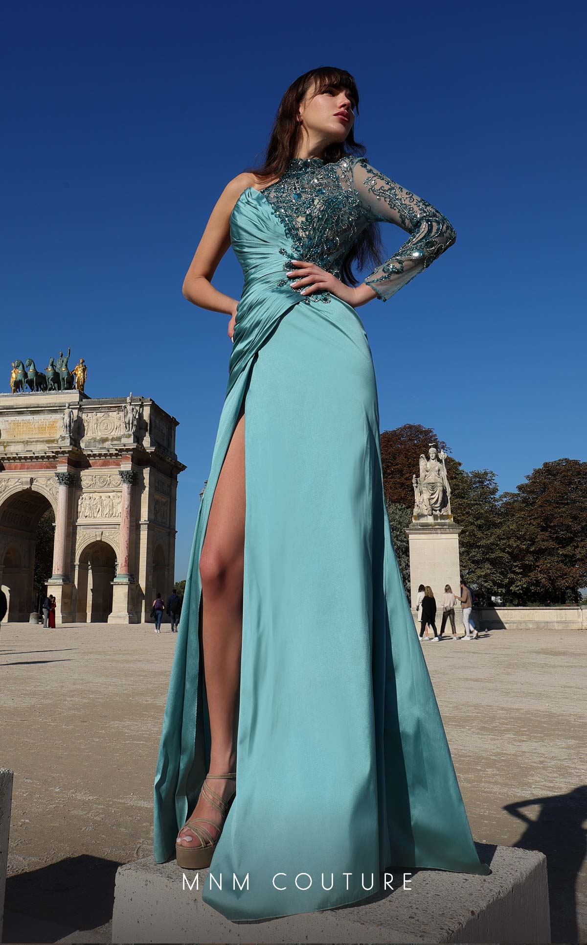 MNM Couture K4017 BLUE