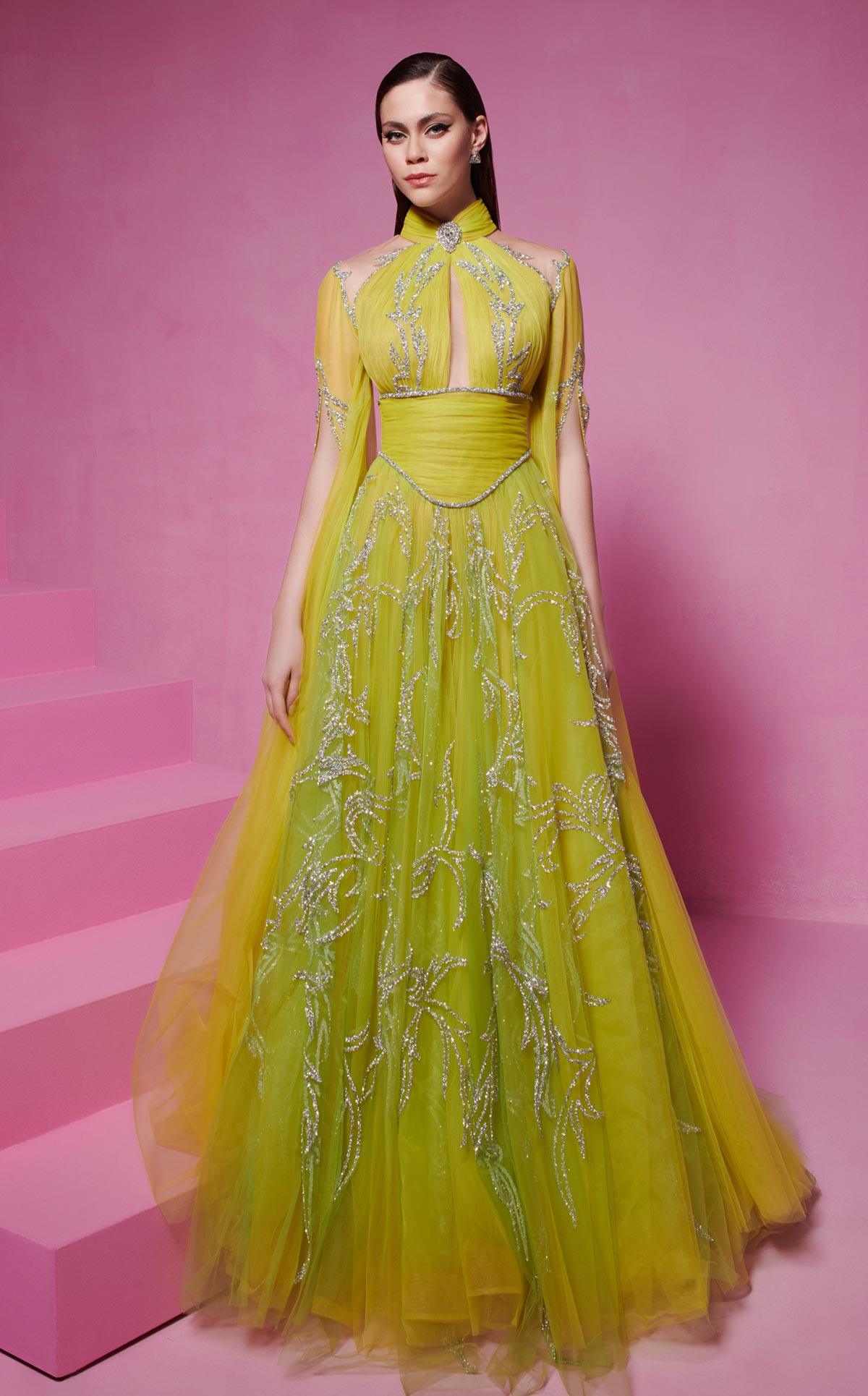 MNM Couture F02844 OLIVE