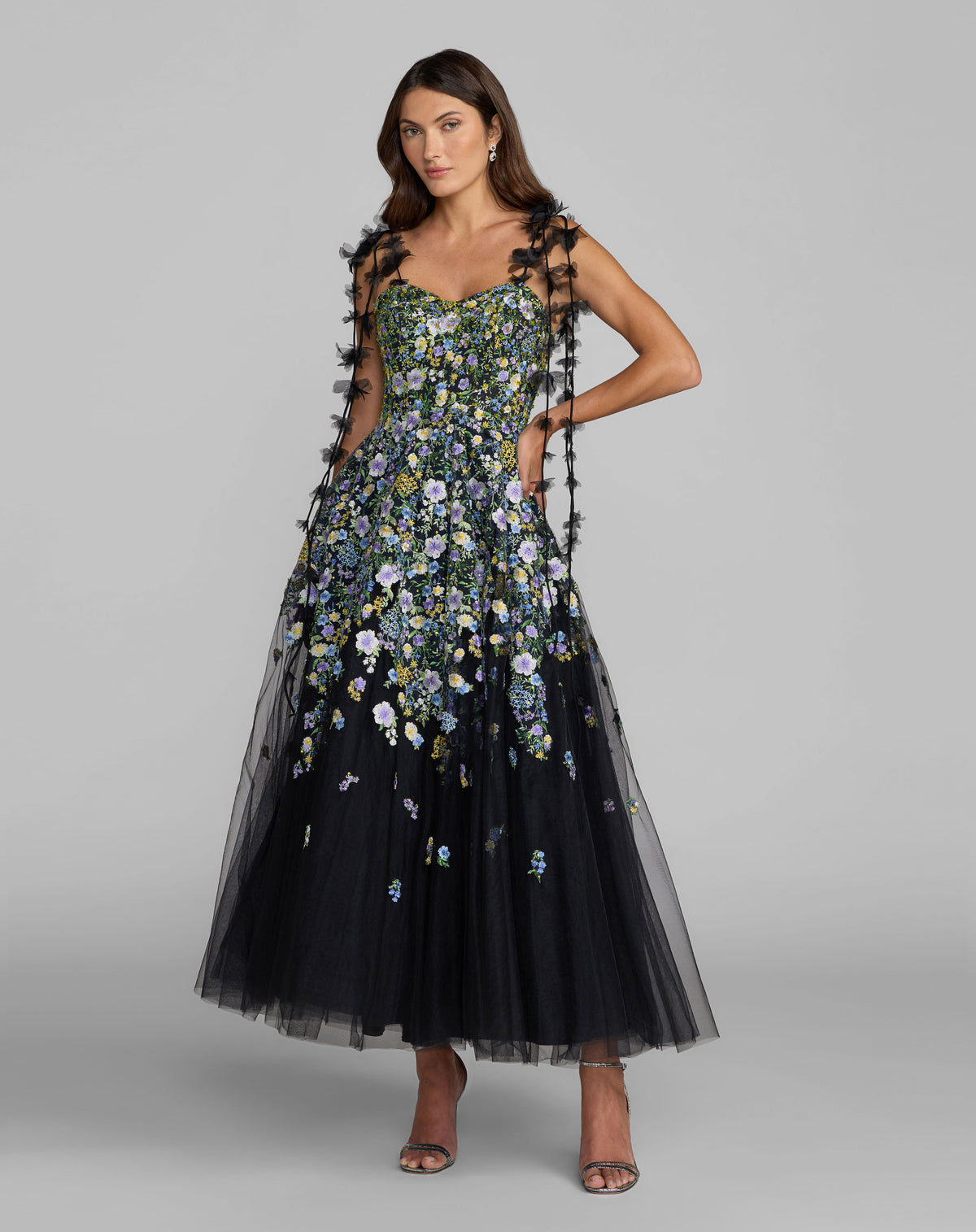 Mac Duggal 21356 Black Multi