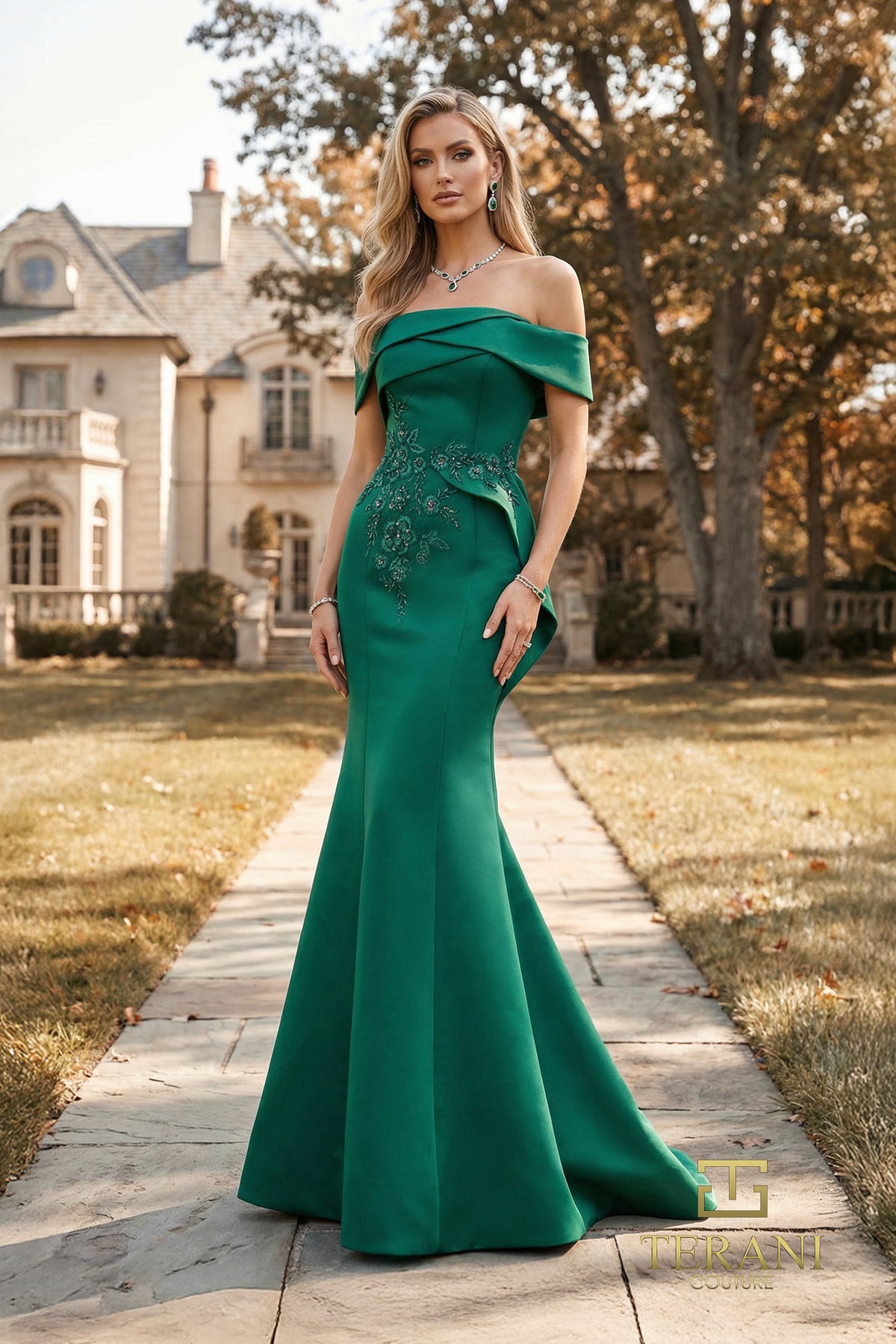 Terani Couture 262E7053 Fuchsia