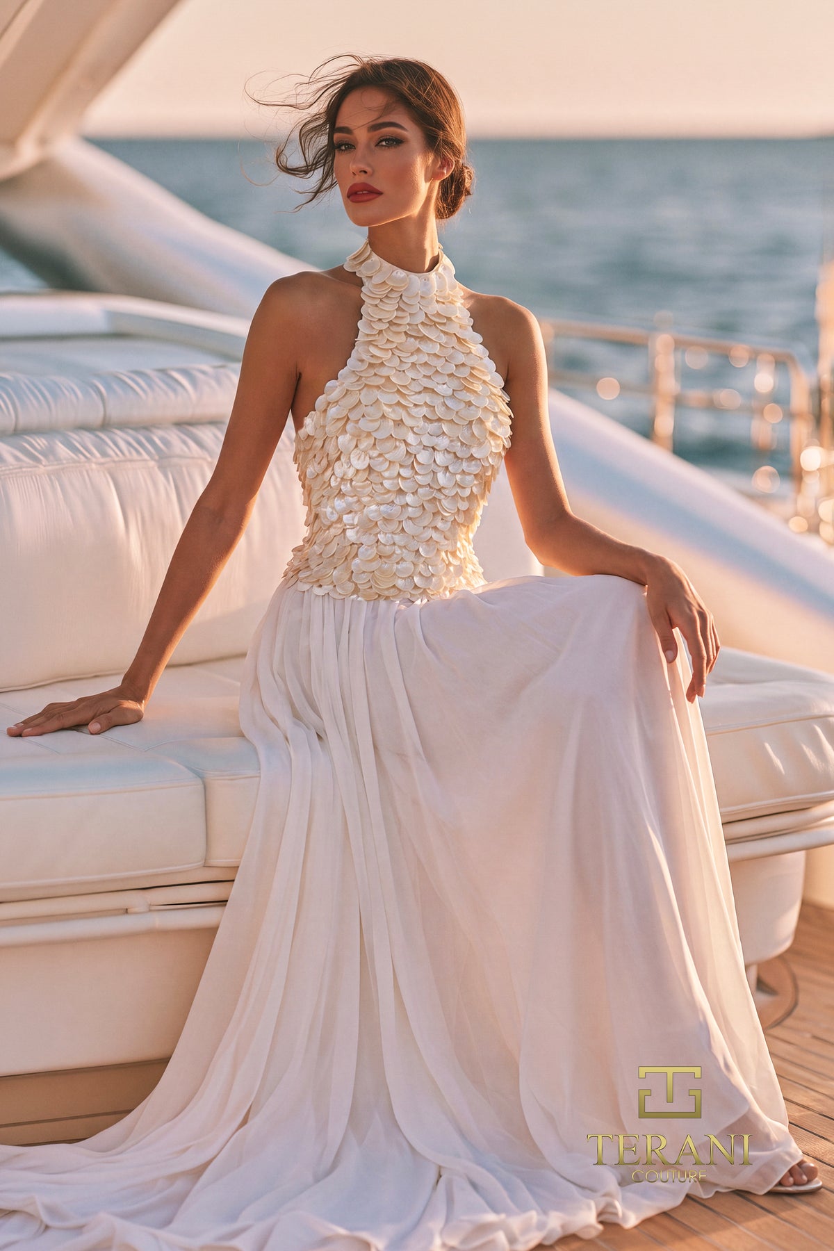 Terani Couture 271E8185 Ivory