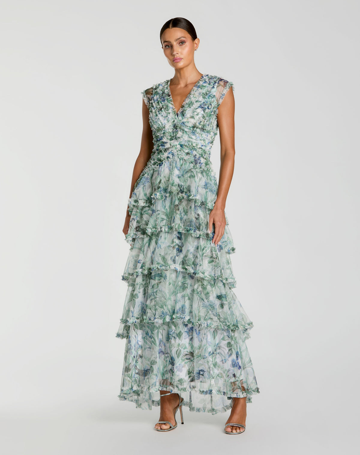 Mac Duggal 8423 Blue Multi