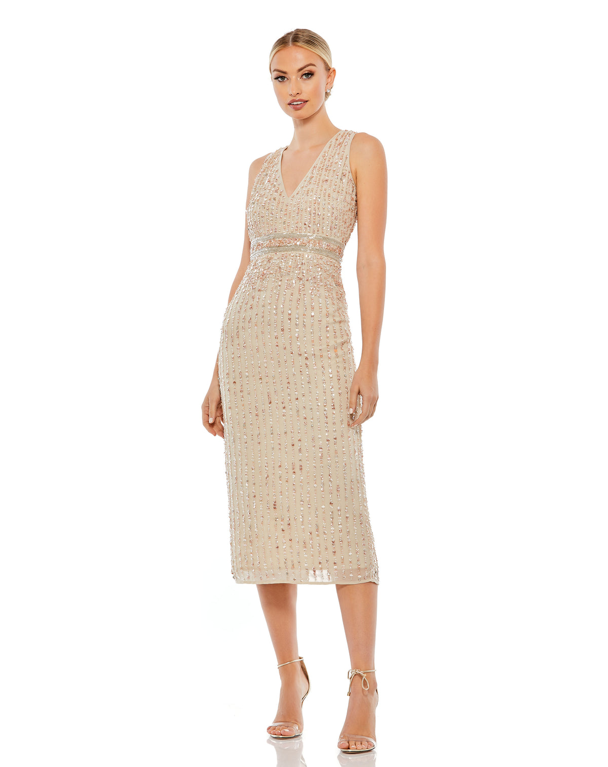 Mac Duggal 70267 Nude