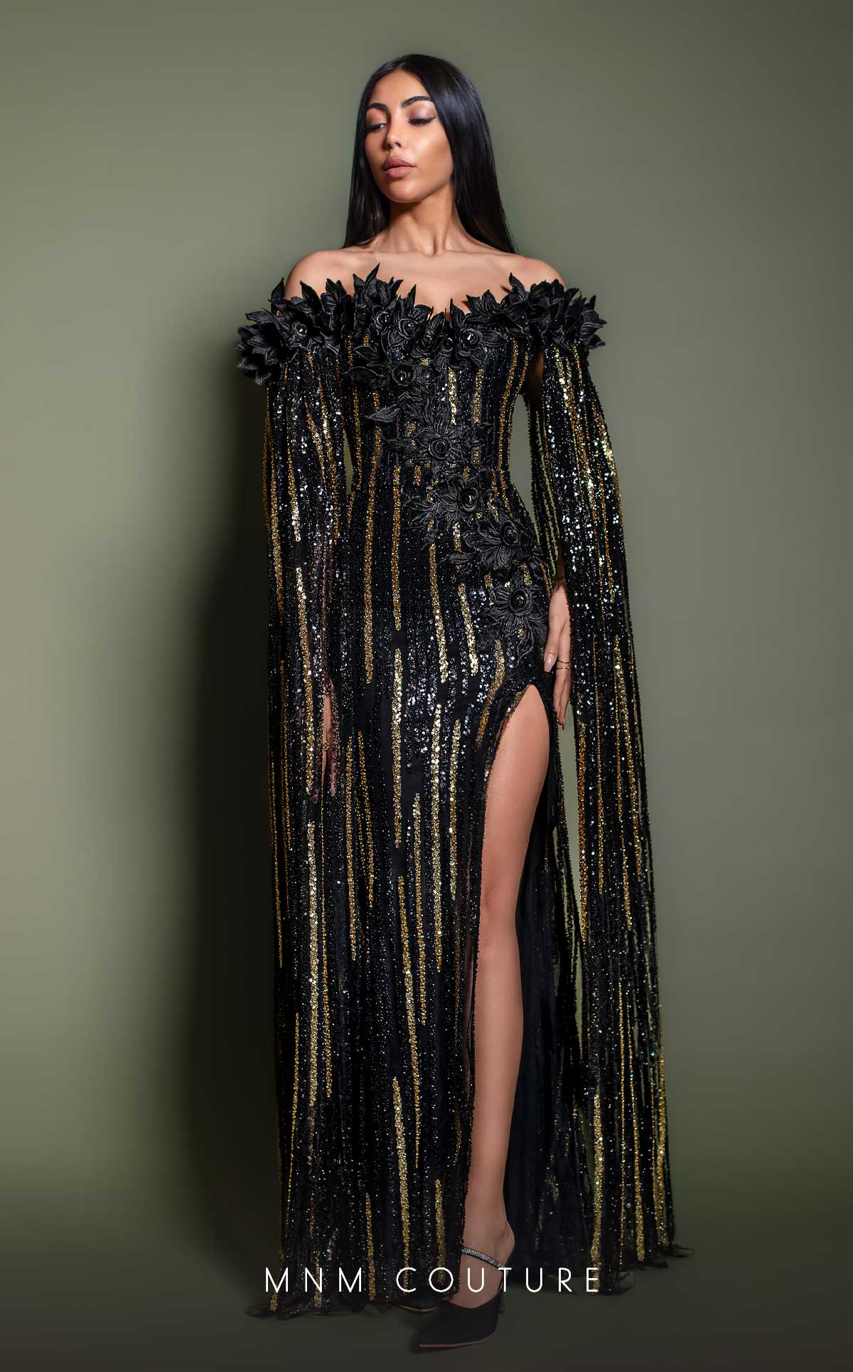MNM Couture K4191 BLACK