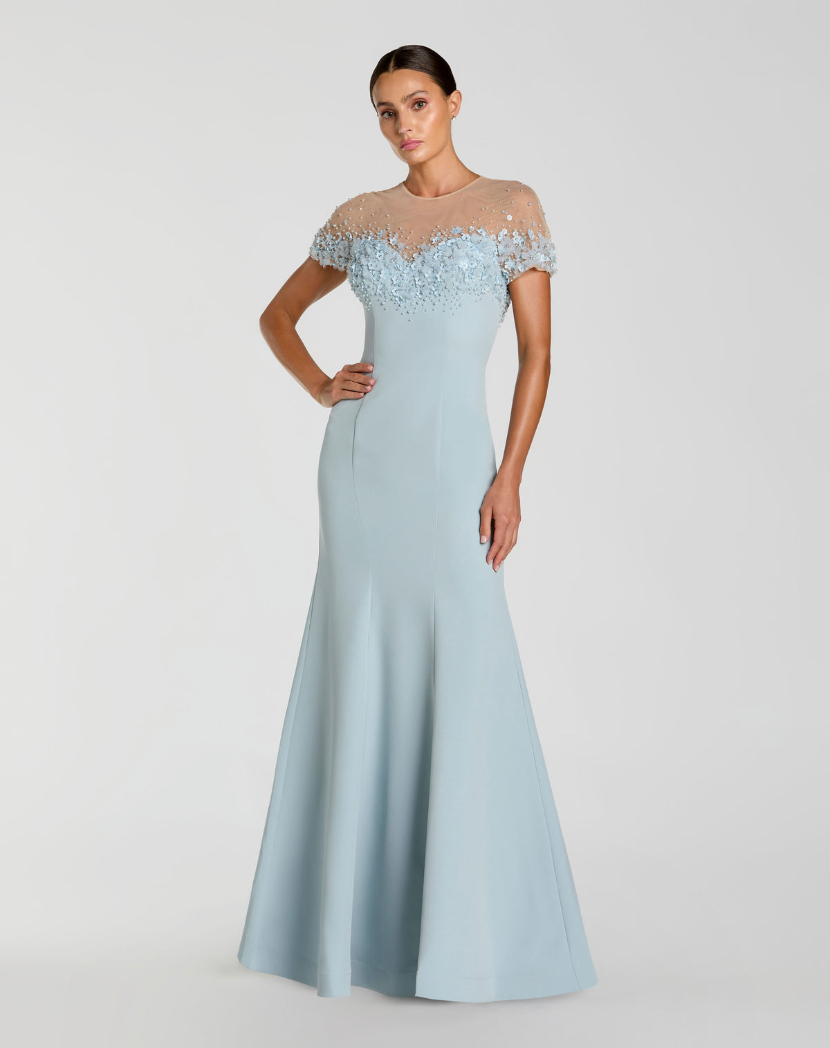 Mac Duggal 11867 Powder Blue