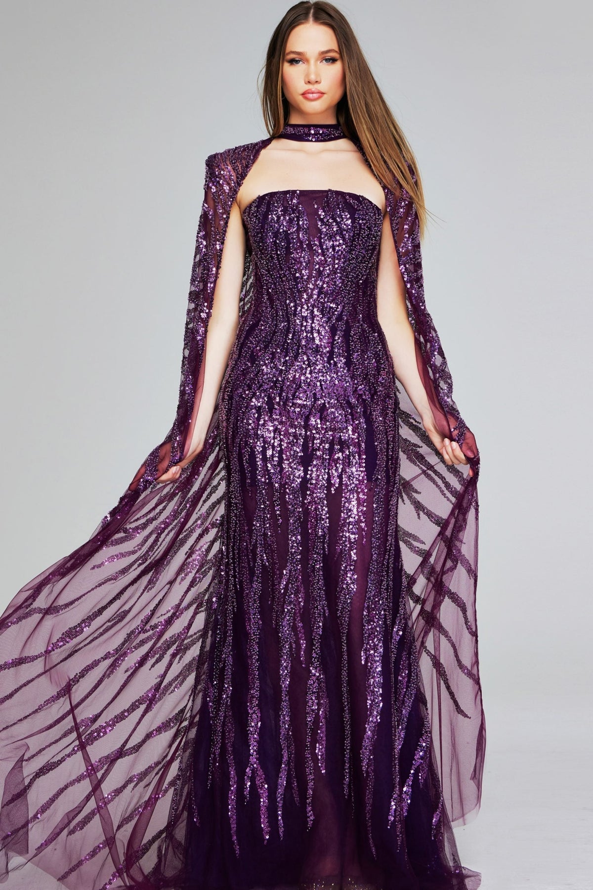 Jovani 39046 PURPLE